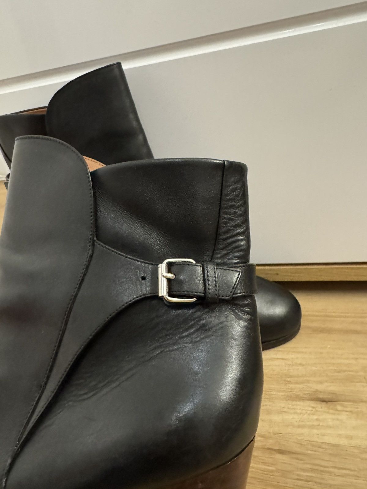 Celine Celine Paris leather Vintage boots size 41 black Size US 11 / IT 41 - 6 Thumbnail