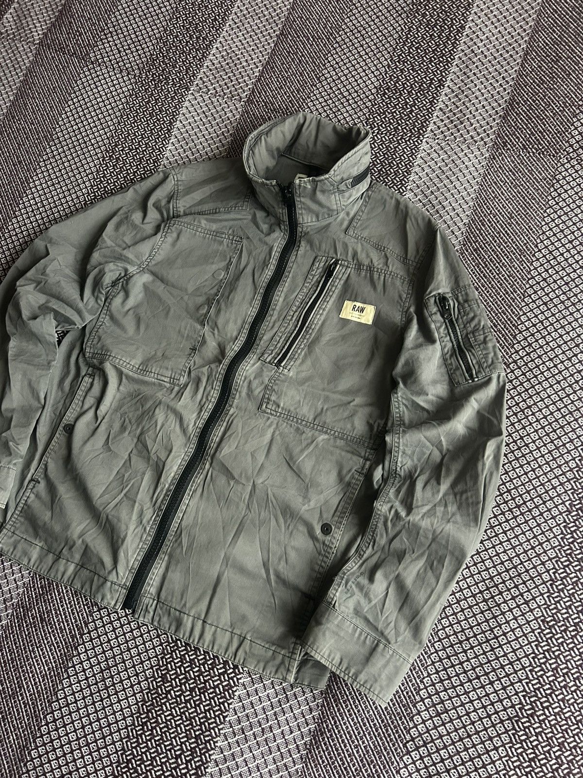 G-Star Vintage G-Star Raw Cargo Line Powel Overshirt Jacket Size L Size US L / EU 52-54 / 3 - 2 Thumbnail