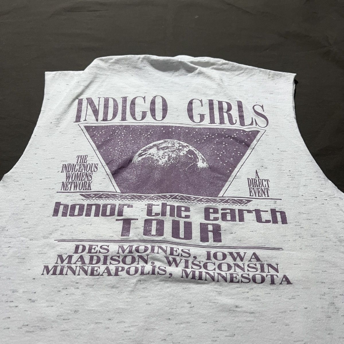 Band Tees Vintage 90s Indigo Girls Honor The Earth Tour Promo Tee Size US M / EU 48-50 / 2 - 6 Thumbnail