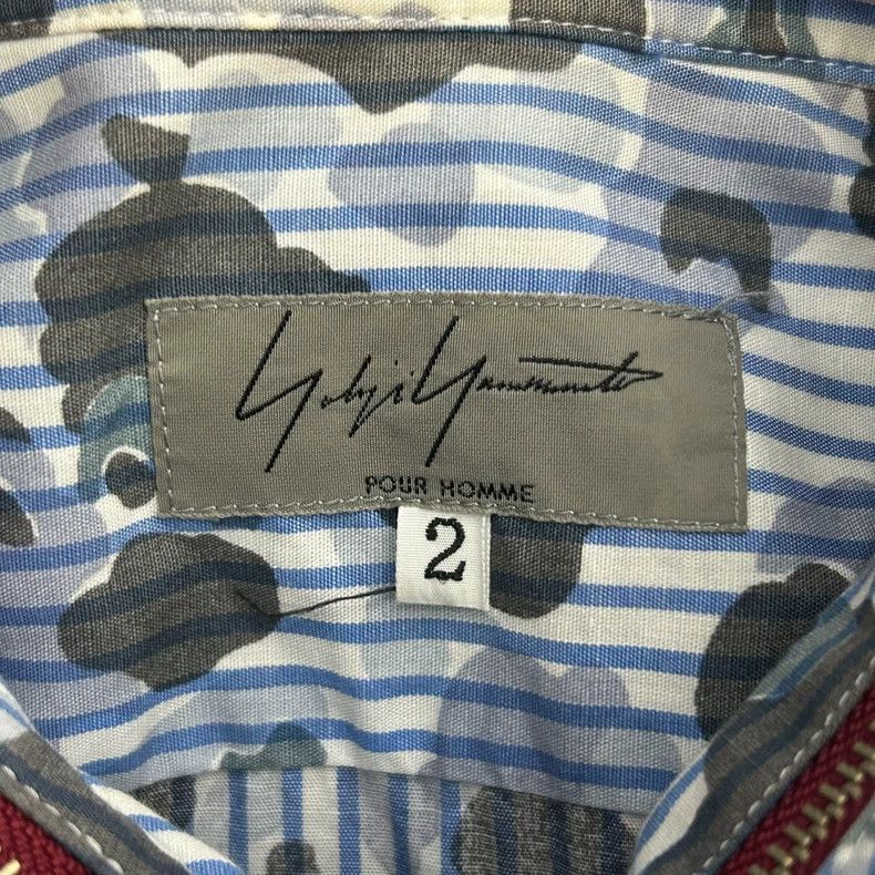 Yohji Yamamoto Yohji Yamamoto Yohji Yamamoto Blue Camouflage Long Sleeve Size US M / EU 48-50 / 2 - 6 Thumbnail