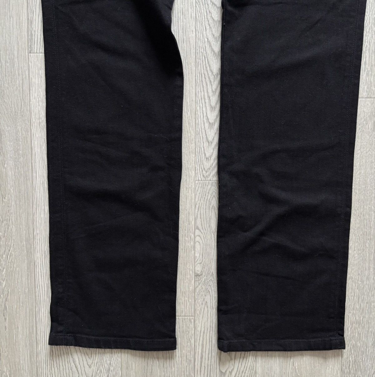 Designer × Ermenegildo Zegna Ermenegildo Zegna Sport Pure Black Denim Jeans Size US 33 - 5 Thumbnail