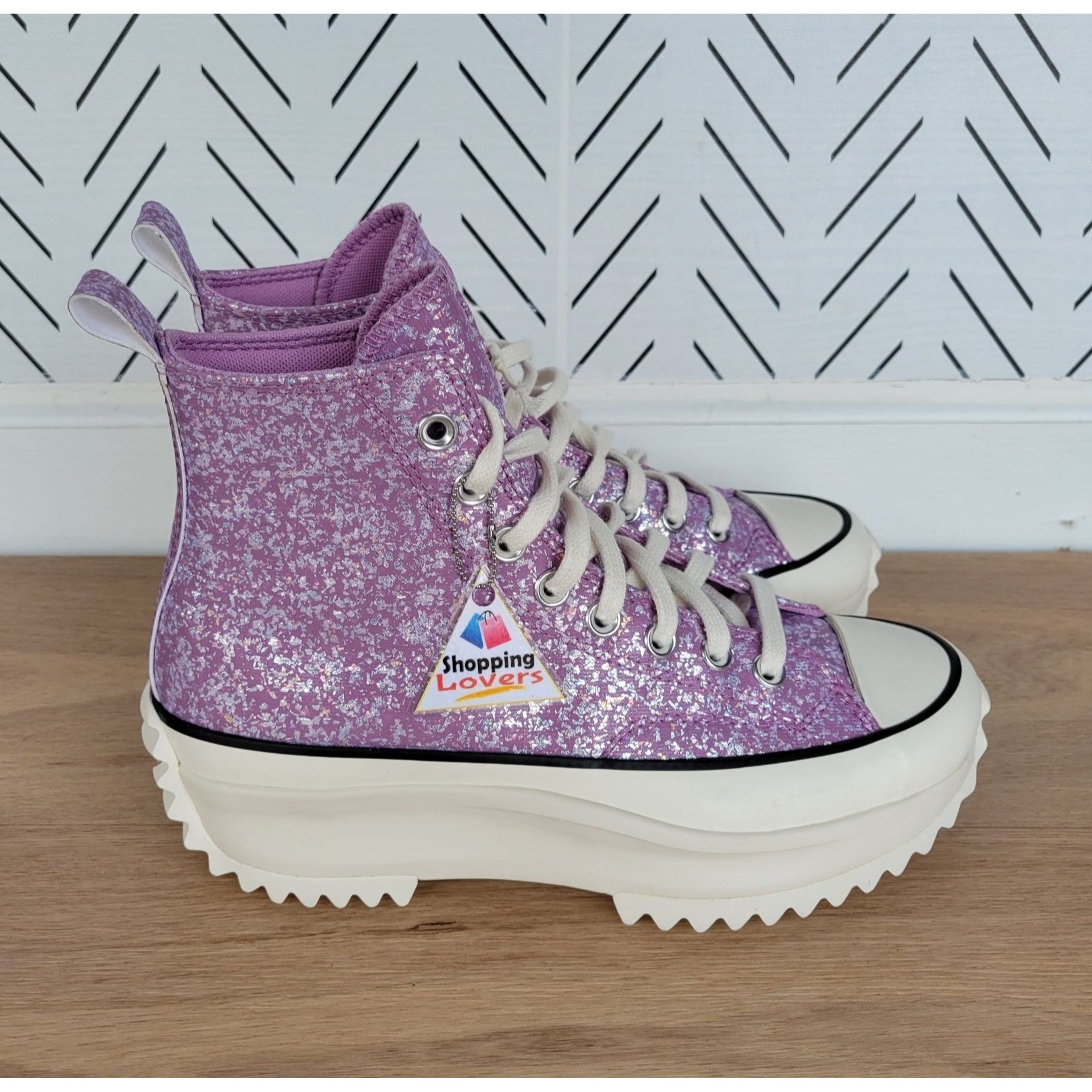 Converse ⭐Converse Run Star Hike Hi 7.5 Mens Shoes Sneaker Purple Gli Size US 7.5 / EU 40-41 - 1 Thumbnail