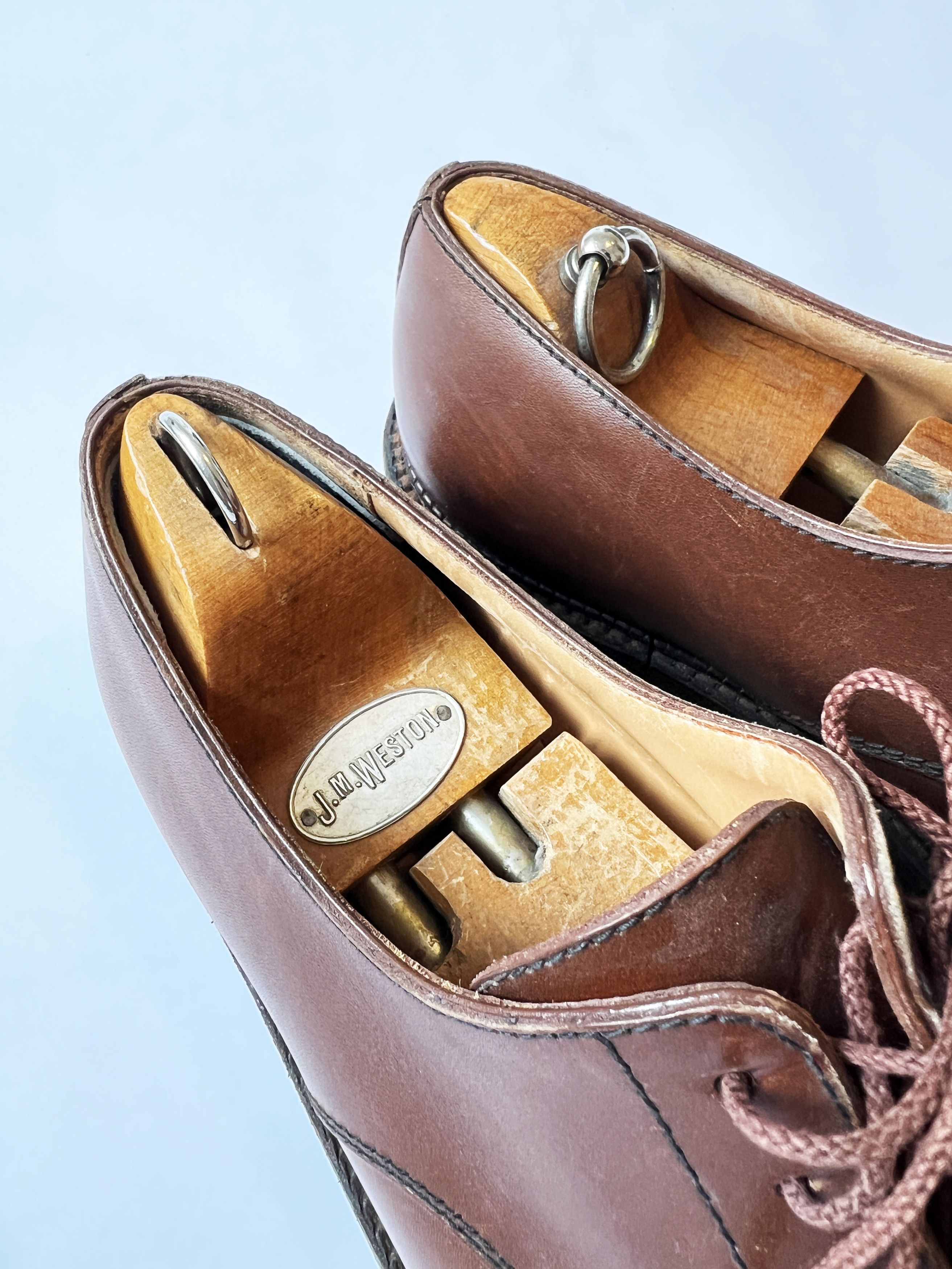 J.M. Weston JM Weston - Derby Chasse - 9E Cuir Veau Box Bergeronette Size US 10 / EU 43 - 8 Thumbnail