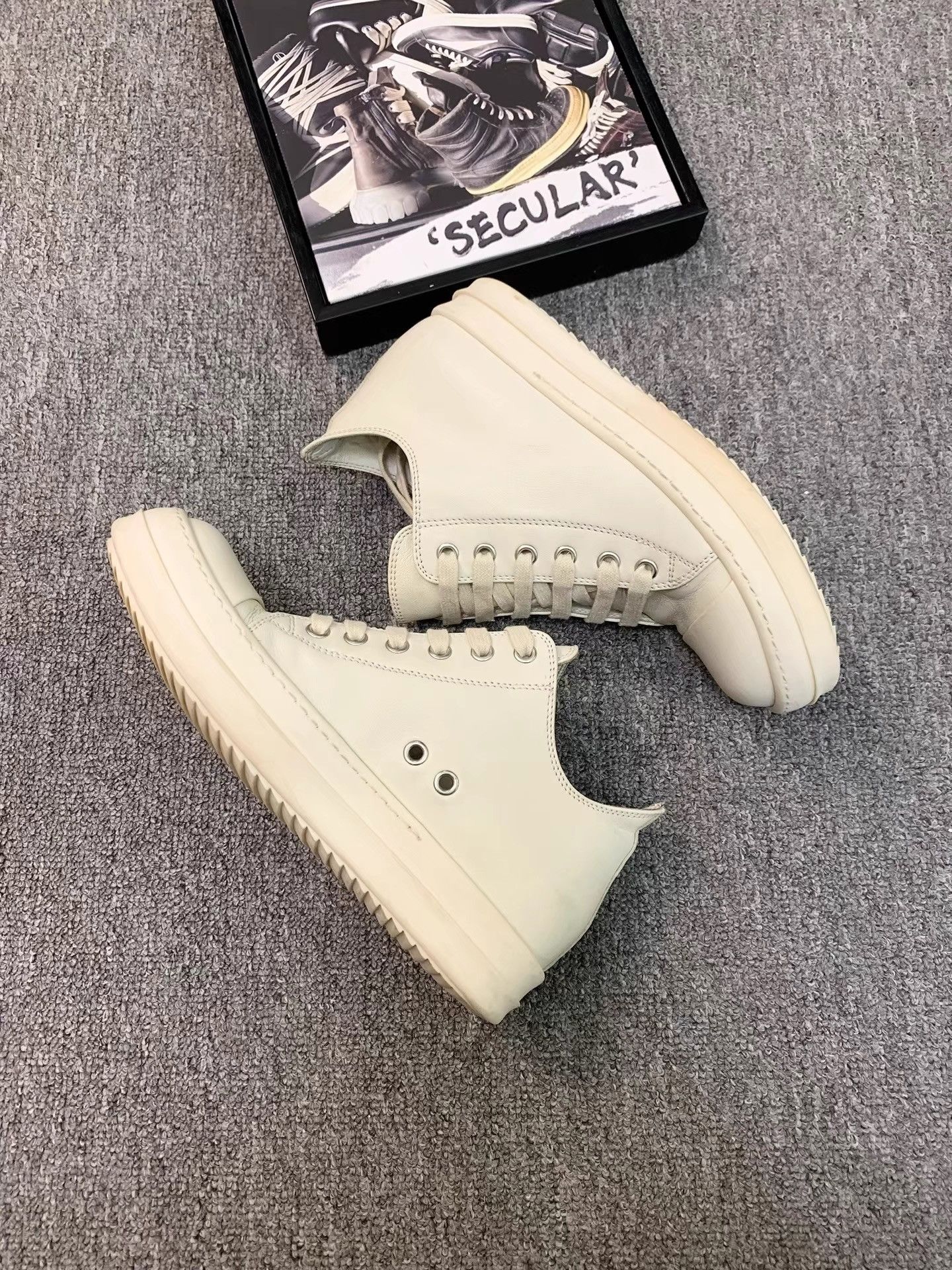 Rick Owens Rick Owens High Top Sneakers K34 Size US 5.5 / IT 35.5 - 6 Thumbnail