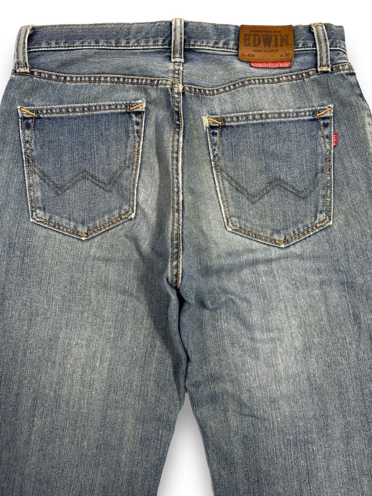 Edwin Vintage Edwin 404 Straight Leg Distressed Grunge Jeans Size US 31 - 11 Thumbnail