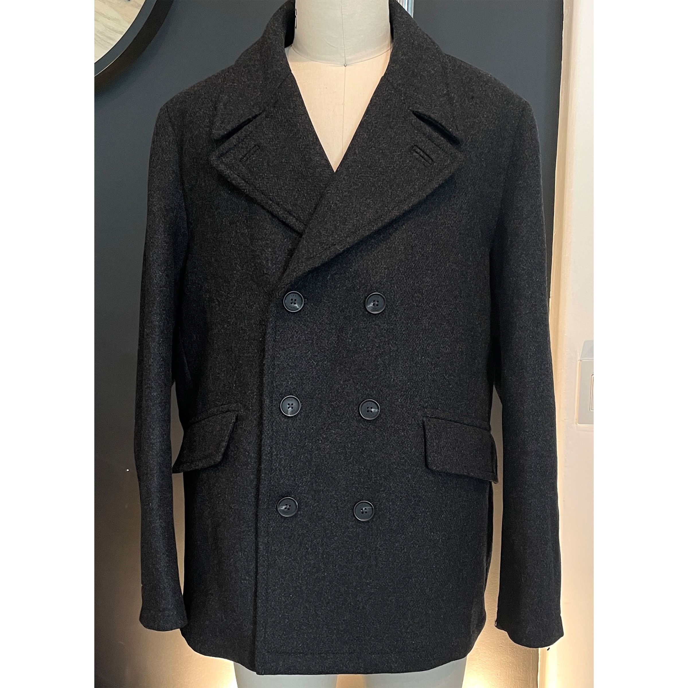 Ted Baker Ted Baker 273719 Charco Grey Short Wool Blend Peacoat Size 5 Size US XXL / EU 58 / 5 - 3 Thumbnail