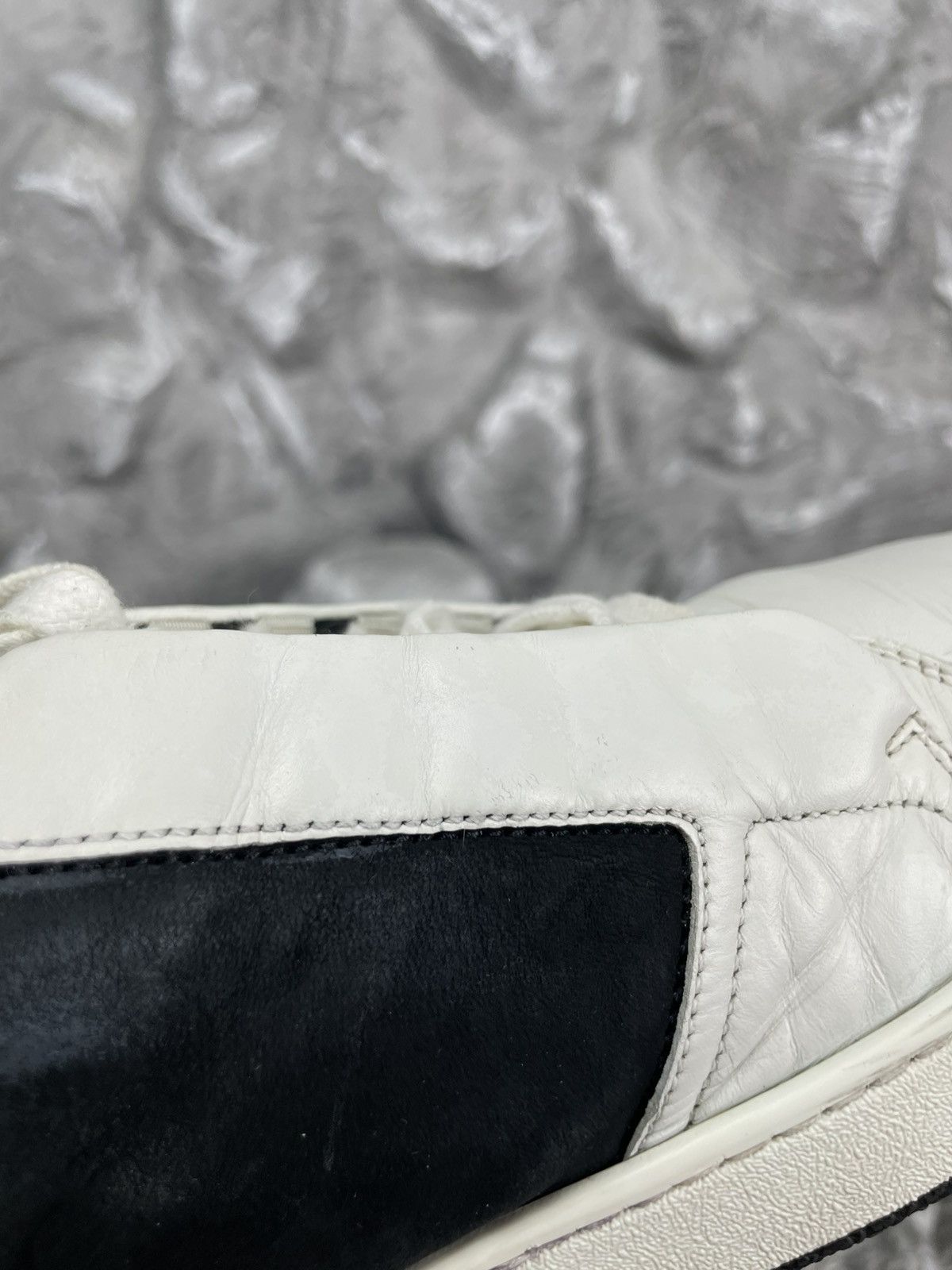 Gucci Gucci Black / White Leather Zip Sneakers Size US 9.5 / EU 42-43 - 18 Thumbnail