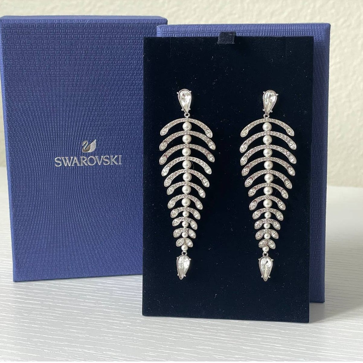 Swarovski Swarovski Polar Bestiary Chandelier Earrings Size ONE SIZE - 6 Thumbnail