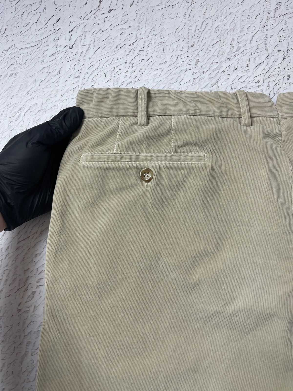 Incotex Incotex Venezia High comfort Flexcord beige corduroy pants Size US 38 / EU 54 - 19 Thumbnail