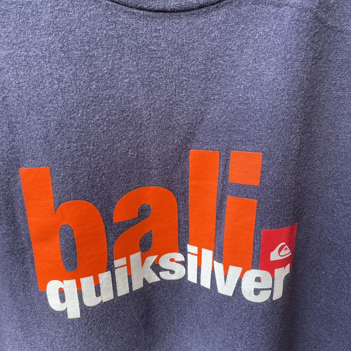 Quiksilver 🔥Vintage 00s Quiksilver BALI Big Spellout Surf Skate Tee Size US L / EU 52-54 / 3 - 5 Thumbnail