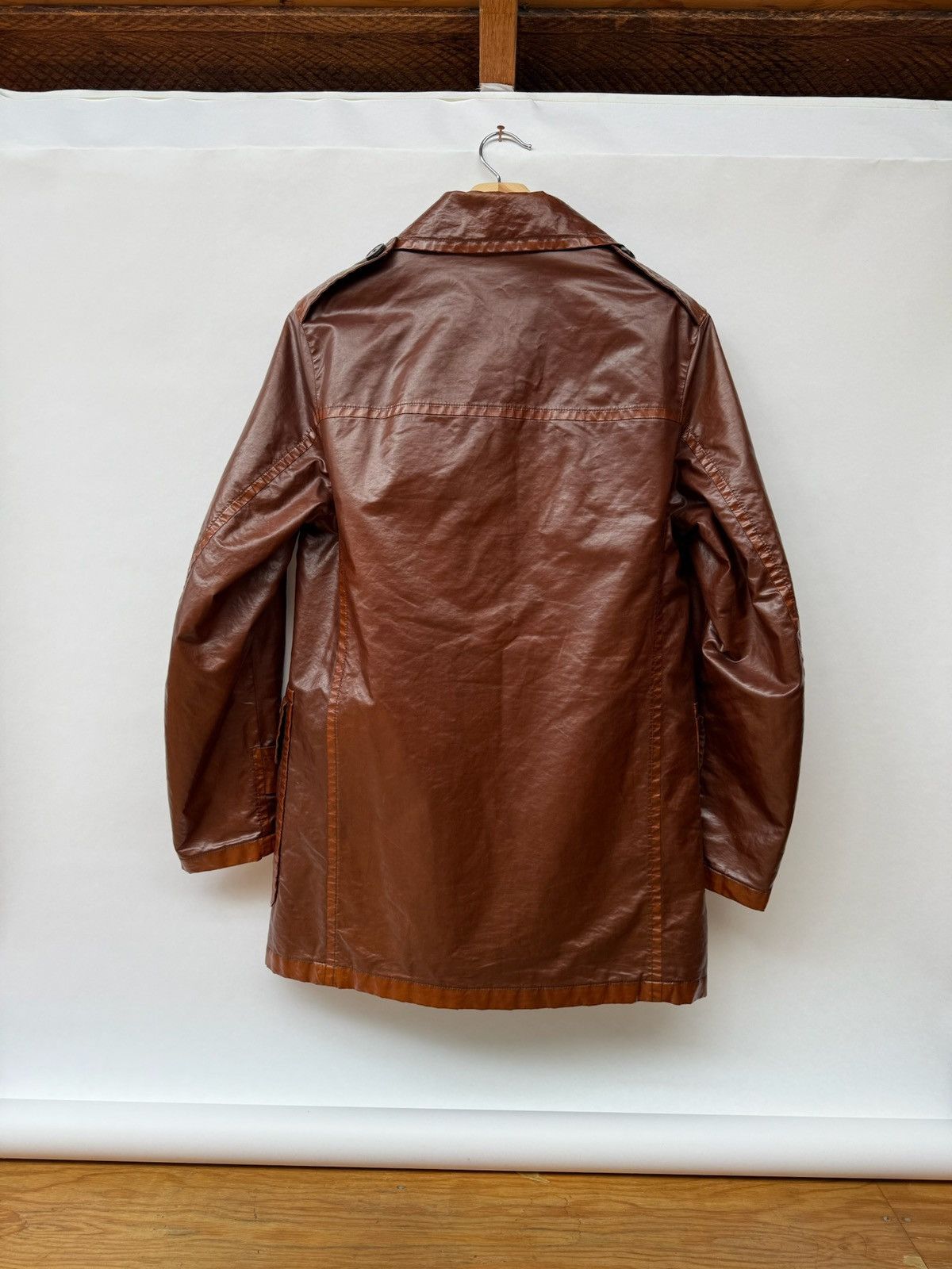 Dries Van Noten Dries Van Noten canvas coated coat Size US L / EU 52-54 / 3 - 3 Thumbnail