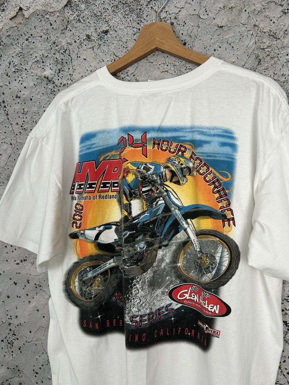 Vintage Vintage Motocross Racing Graphic Tee Endurance Size US XL / EU 56 / 4 - 2 Thumbnail