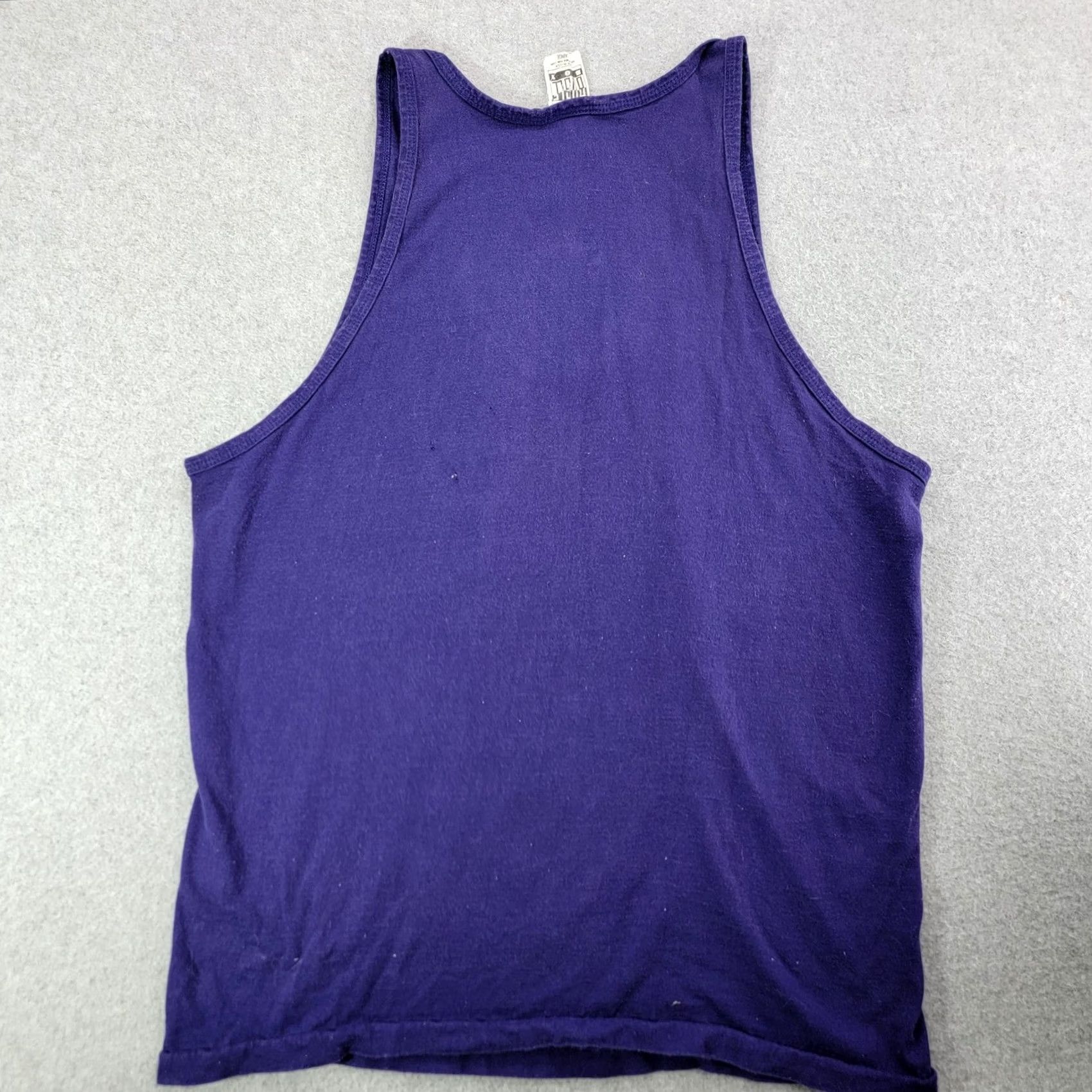 Vintage VINTAGE Muscle Boy Tank Top Shirt Mens Large Purple Streetwise 90s Streetwear Graphic Print Sleeveless T-Shirt Mens Large Purple 90s Size US L / EU 52-54 / 3 - 5 Thumbnail