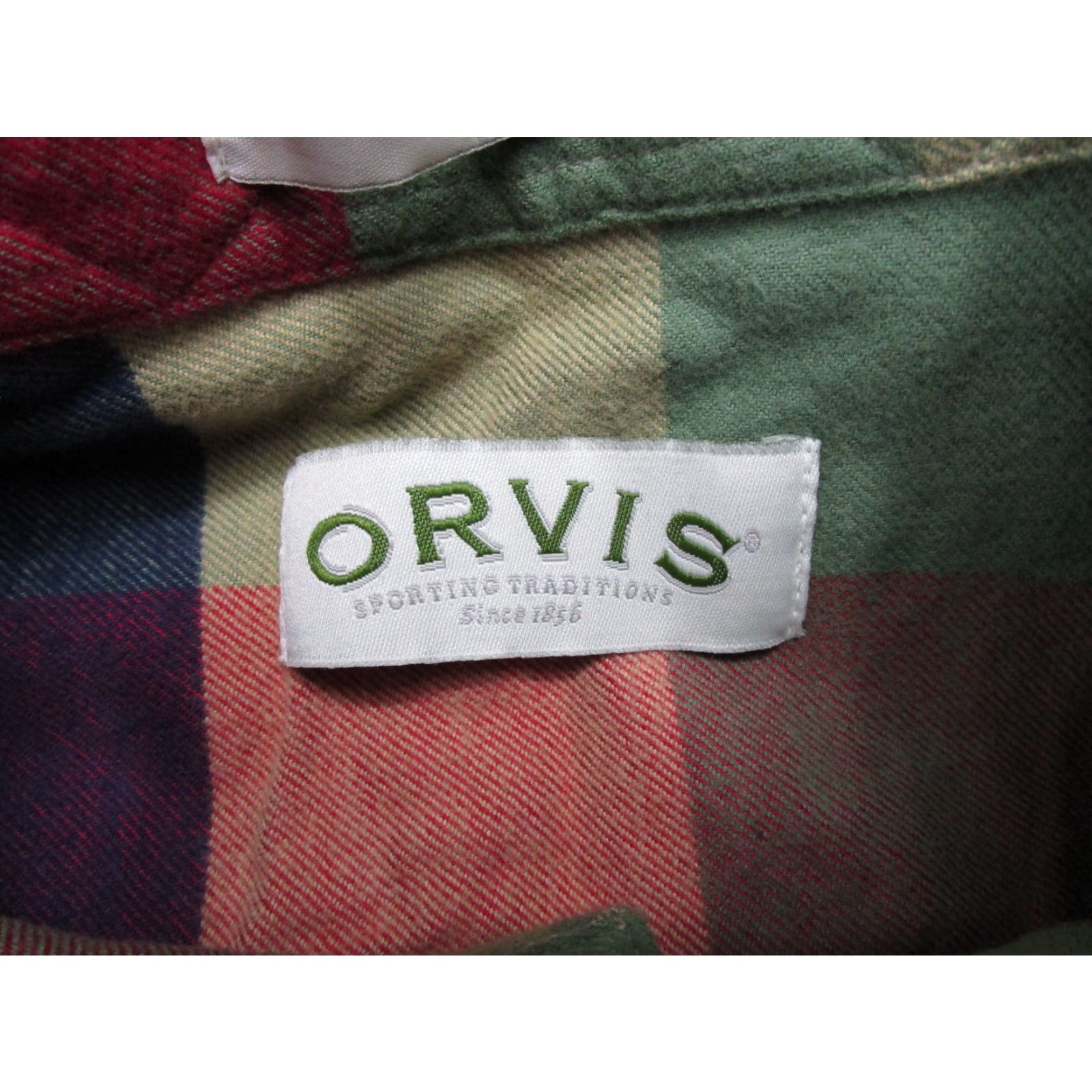 Orvis Orvis Button-Up Shirt Long Sleeve Plaid Multicolor Cotton Flannel Regular Size M Men Casual Pocketed 90s? Size US M / EU 48-50 / 2 - 2 Thumbnail