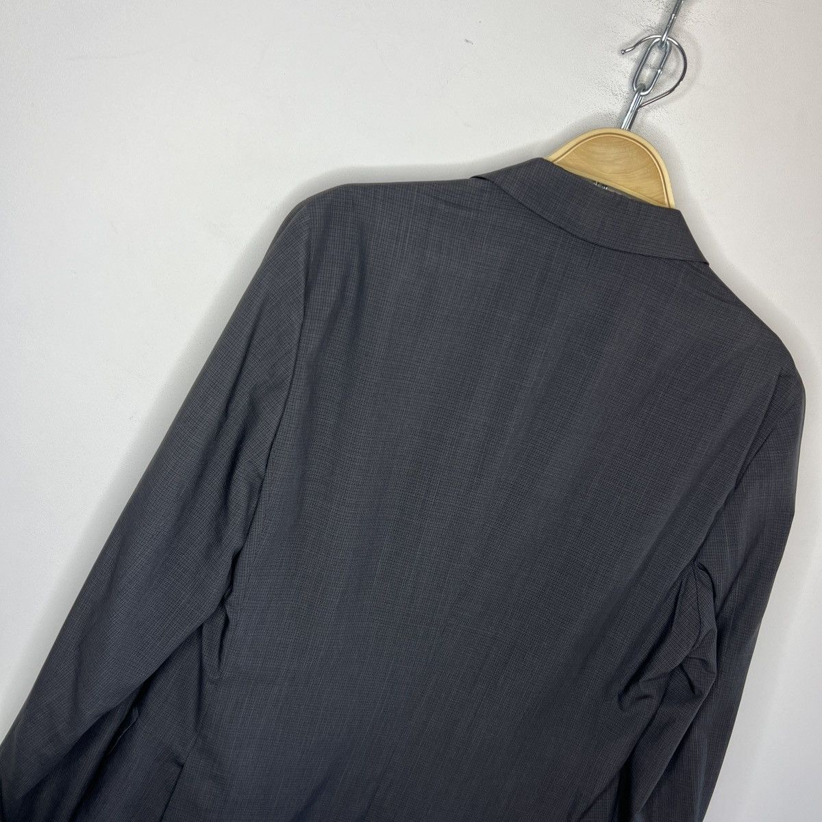 Prada Prada Black Wool Silk 2 Buttons Classic Blazer Light Jacket Size US M / EU 48-50 / 2 - 15 Thumbnail