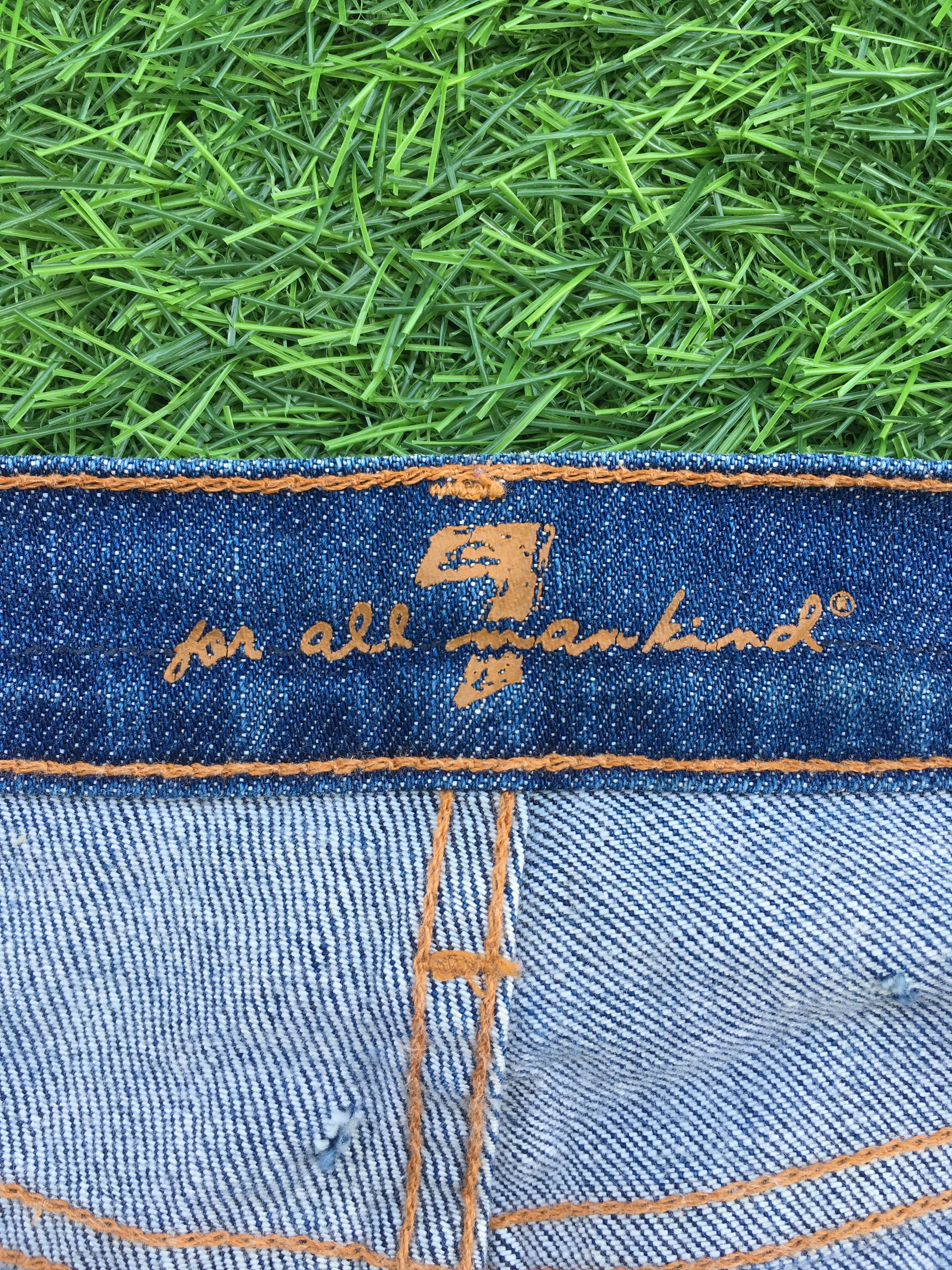 Designer × Jean Distressed Faded Blue Bootcut Jeans D-950 Size 28" / US 6 / IT 42 - 12 Thumbnail
