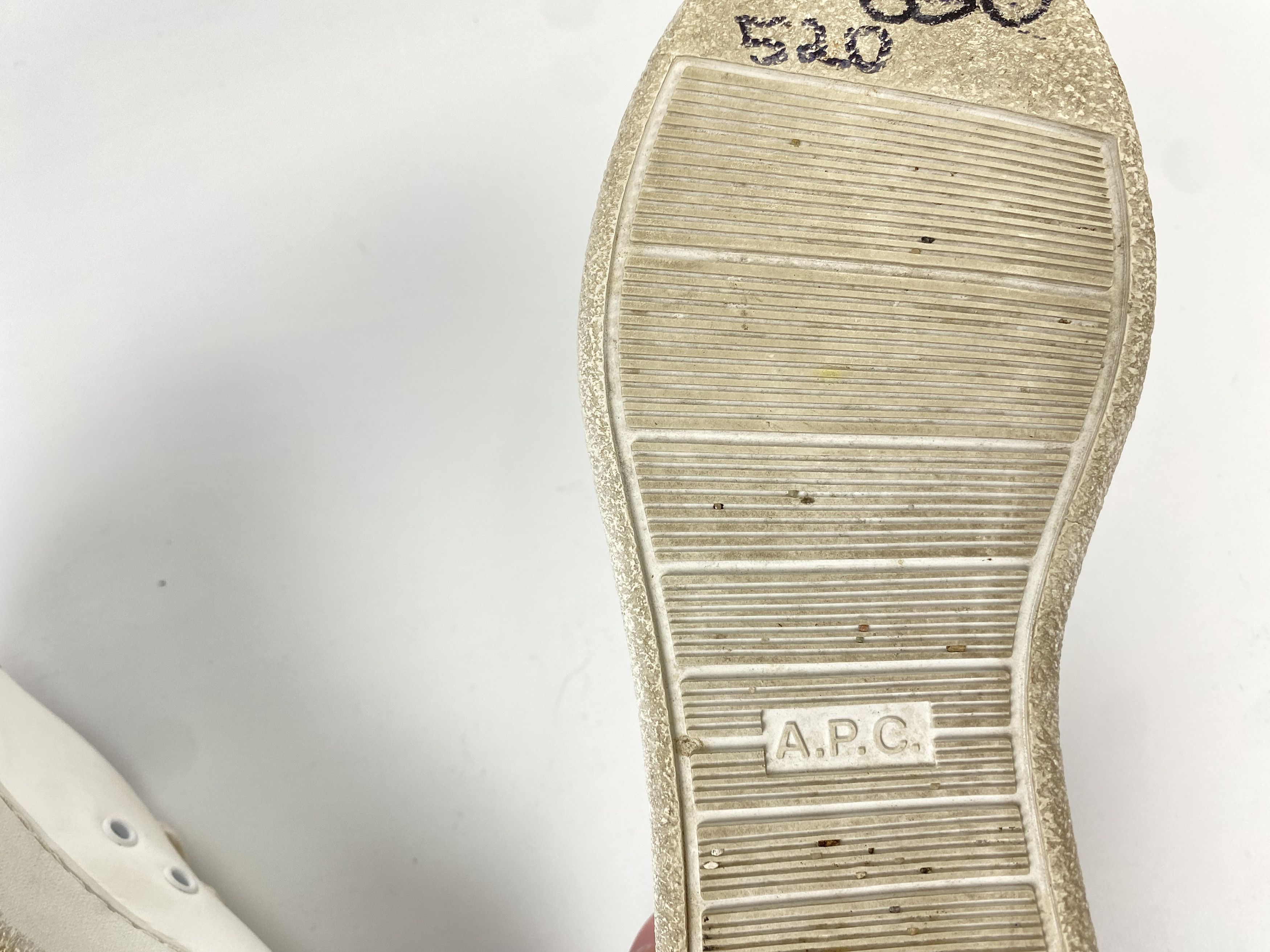 A.P.C. A.P.C. Leather White Sneaker Size US 7 / EU 40 - 10 Thumbnail