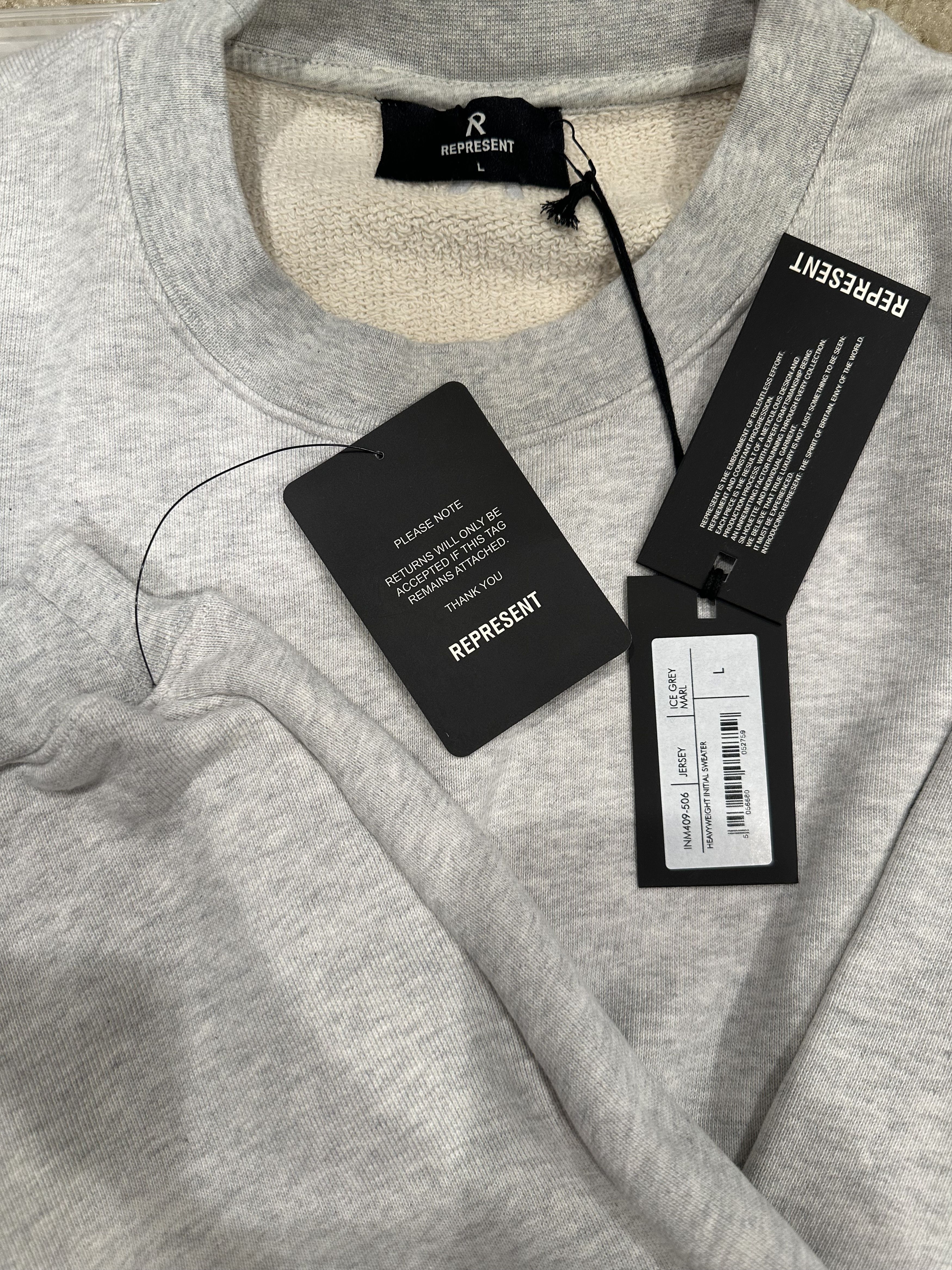 Represent Clo. Represent Clo. HEAVYWEIGHT INITIAL SWEATER Size L Size US L / EU 52-54 / 3 - 5 Thumbnail