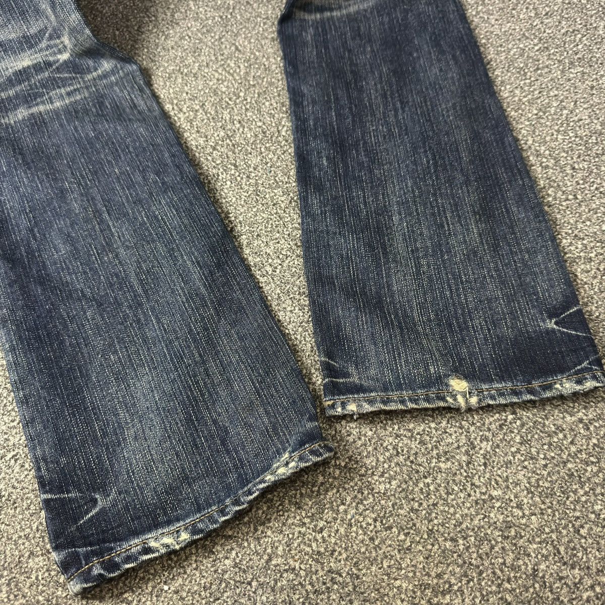Le Grande Bleu (L.G.B.) Japanese Destroyed Rupert Distressed Opium Denim Archive Y2k Size US 32 / EU 48 - 8 Thumbnail
