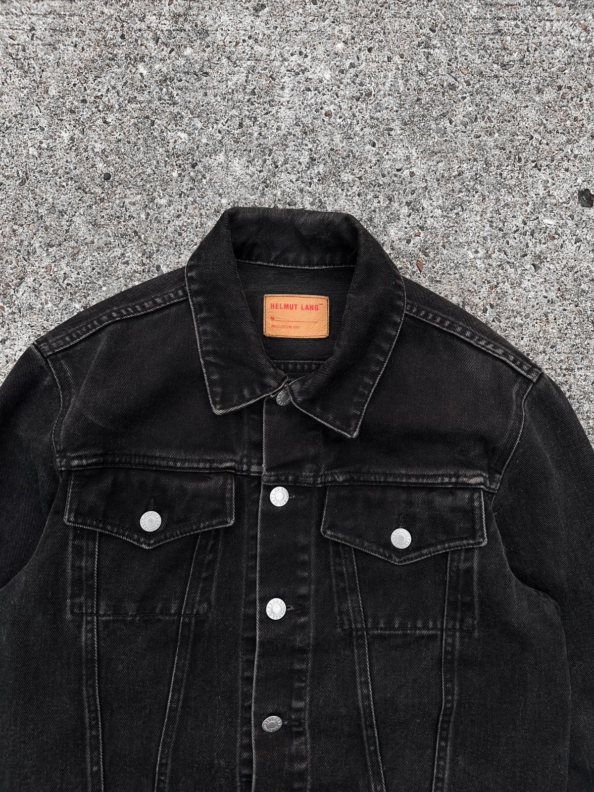 Helmut Lang Helmut Lang AW97 Faded Black Denim Jacket Size US M / EU 48-50 / 2 - 4 Thumbnail