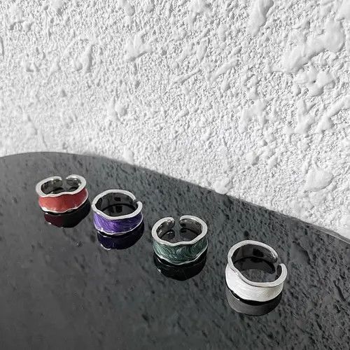 Vintage Retro punk rings Size ONE SIZE - 4 Thumbnail