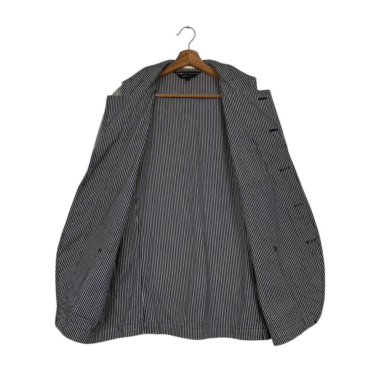 Comme des Garcons Homme Plus Comme Des Garcons Homme Plus Stripe Reverse Jacket Size US S / EU 44-46 / 1 - 11 Thumbnail