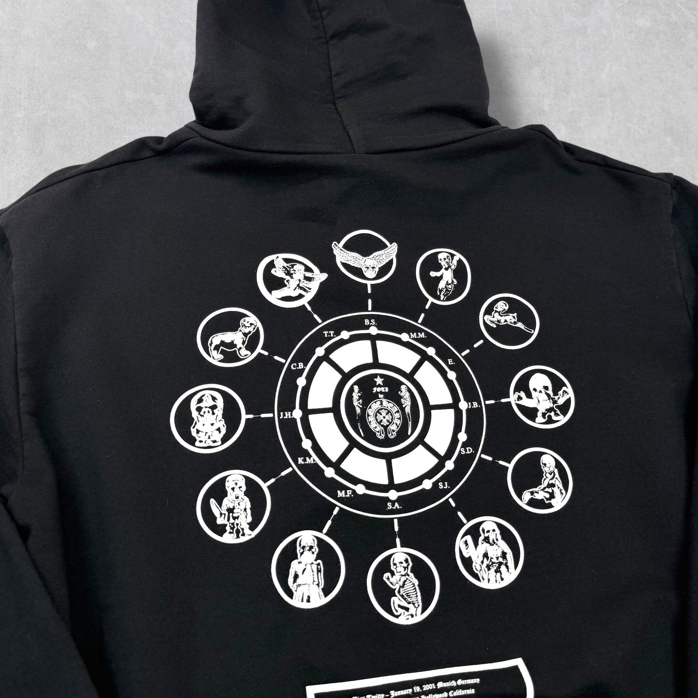 Chrome Hearts Chrome Hearts Joe Foti Logos Zip Up Hoodie M Size US M / EU 48-50 / 2 - 4 Thumbnail