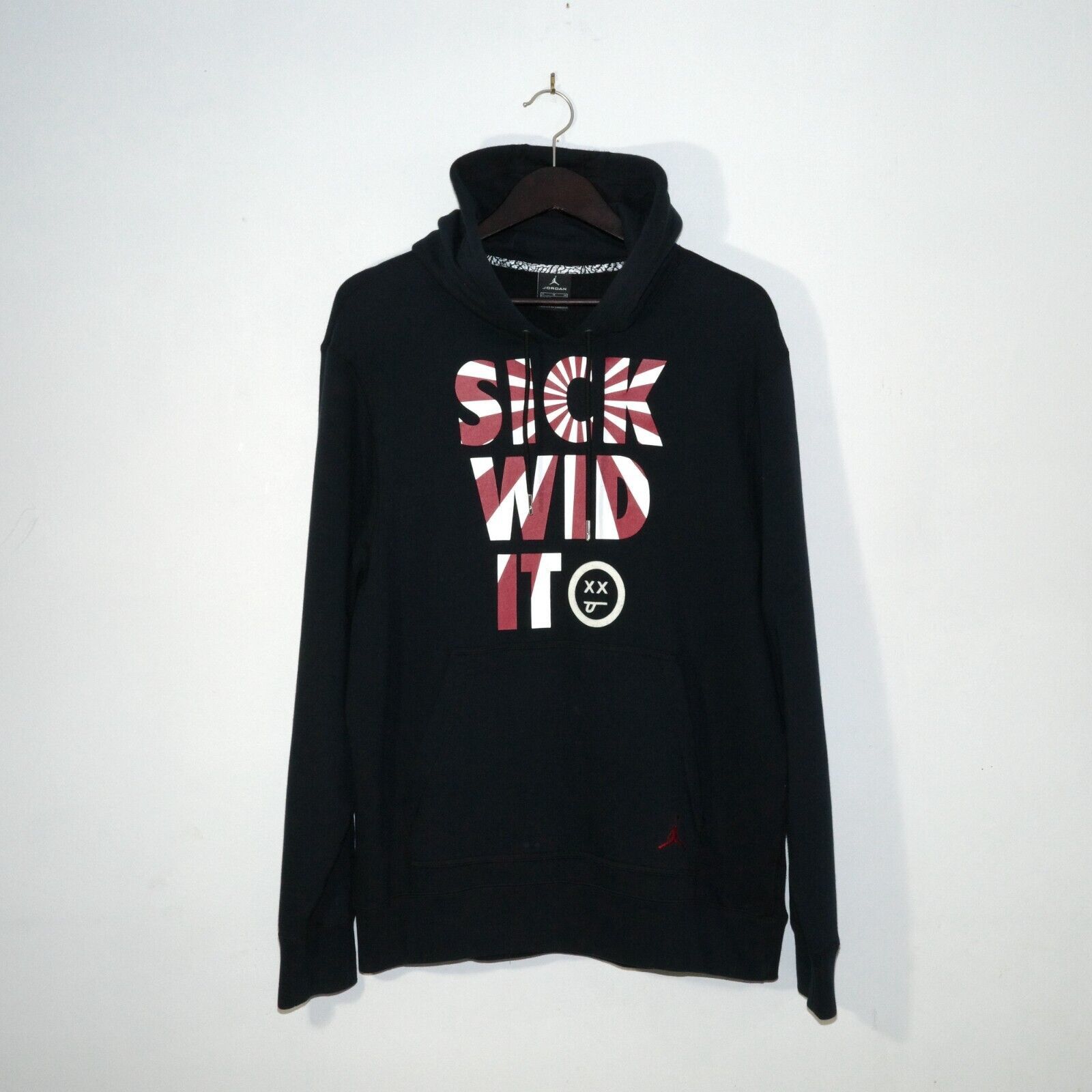Jordan Brand Air Jordan Sick Wid it Flu Game 12 Pullover Hoodie Size US M / EU 48-50 / 2 - 1 Thumbnail