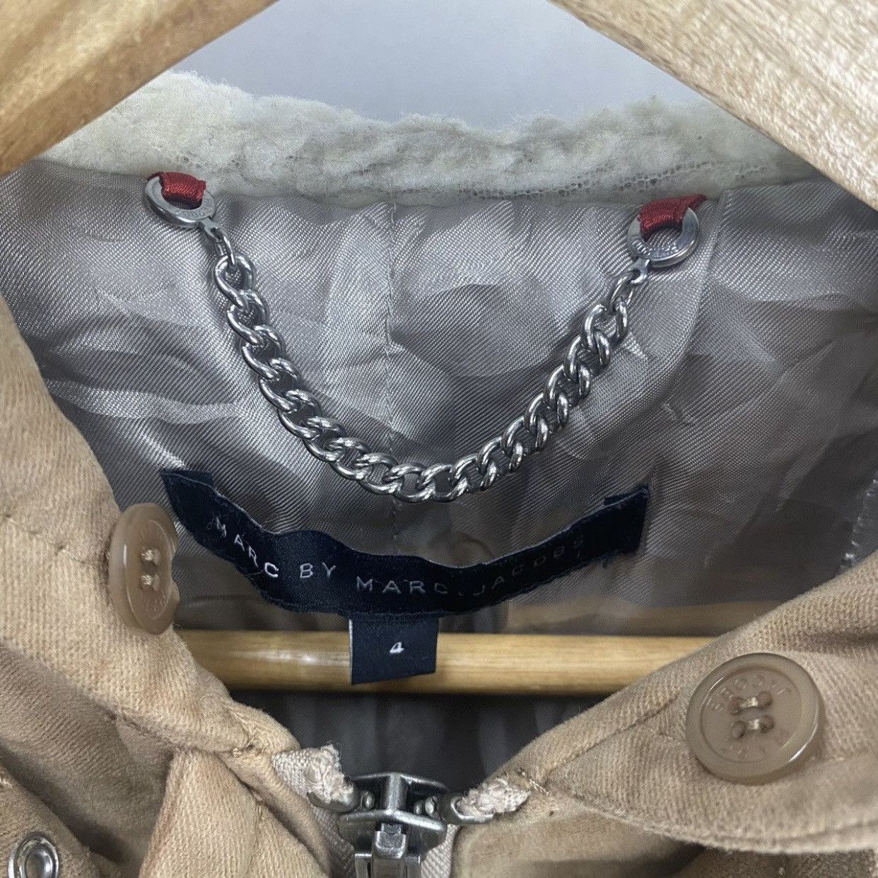 Marc by Marc Jacobs Archival Marc by Marc Jacobs Tan Utility Buckle Duffle Coat Size S / US 4 / IT 40 - 21 Thumbnail
