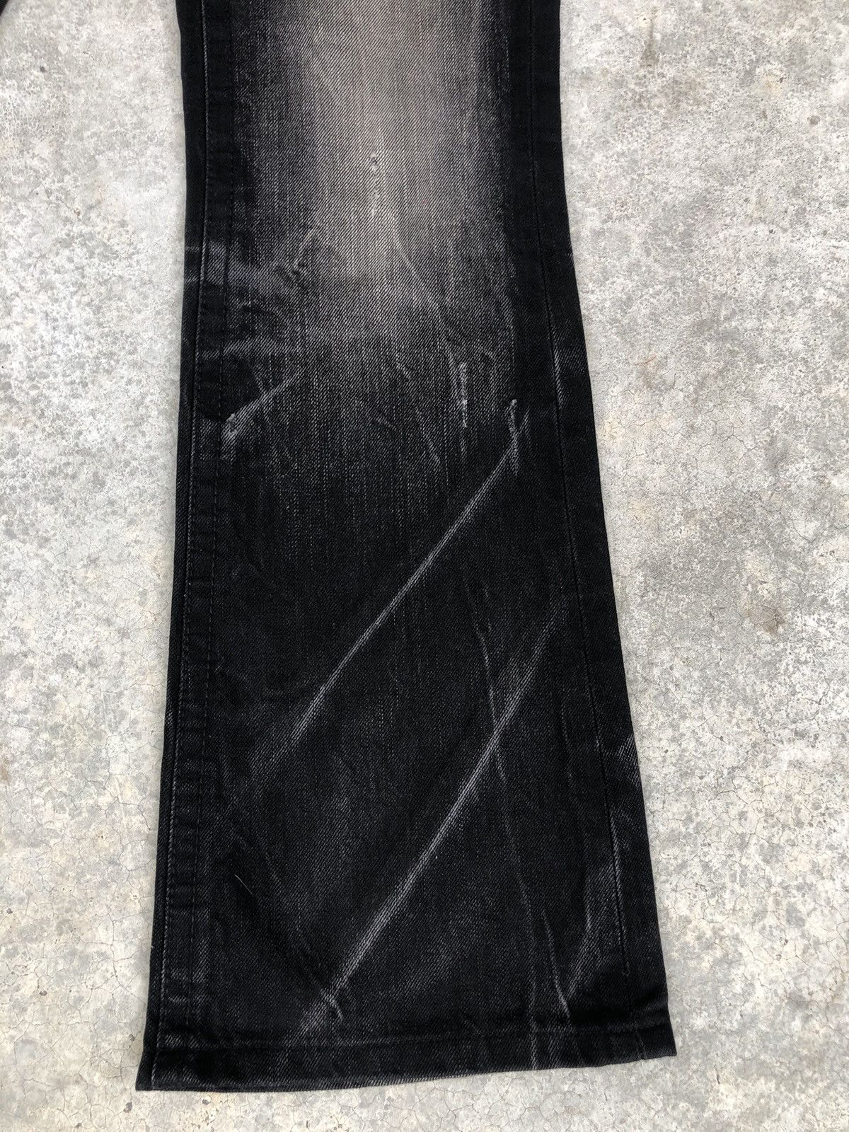 If Six Was Nine Rare Lolita Flared Jeans Distressed Jeans Size US 31 - 7 Thumbnail