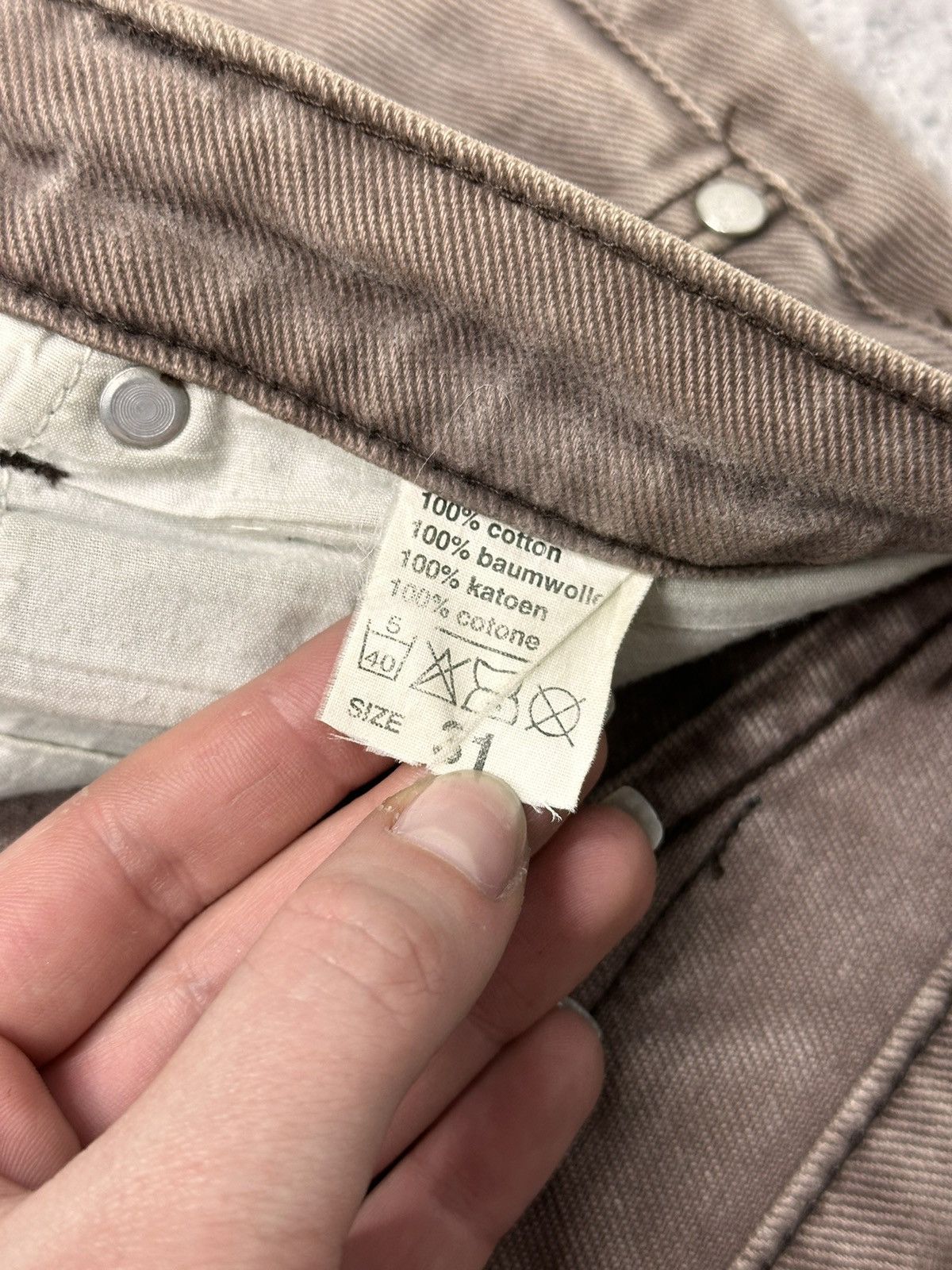 Versace Medusa Versace Original Fit Brown Jeans Style Vintage Pants Size US 31 - 11 Thumbnail