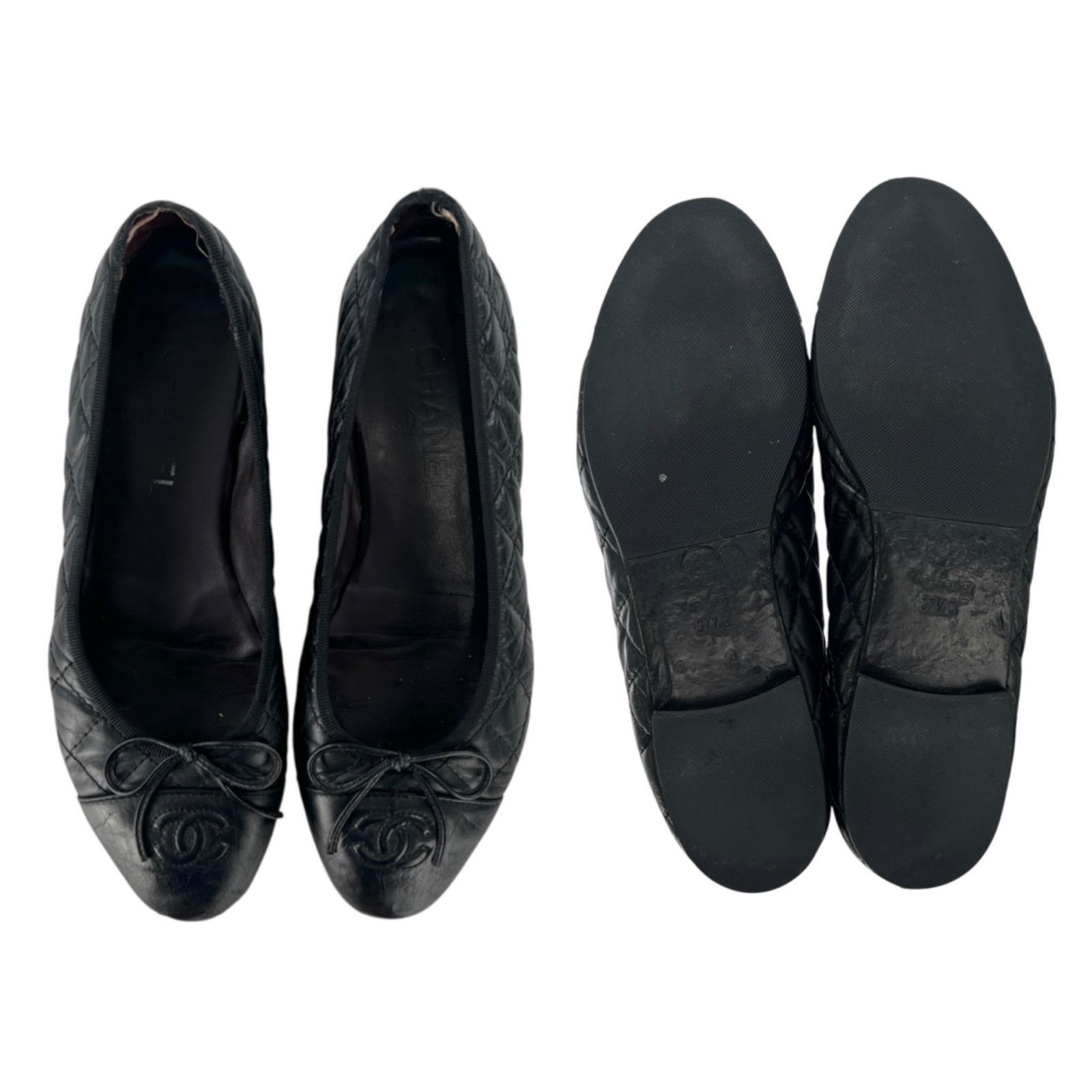 Chanel Chanel Matelassé Ballet Flats Size US 7.5 / IT 37.5 - 5 Thumbnail