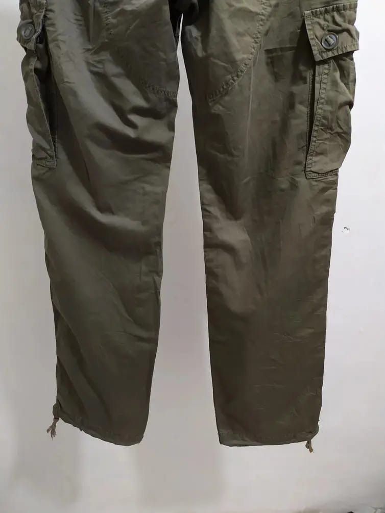 Japanese Brand BACK NUMBER Drawstring Waist/Hem MultiPocket Tactical Pants Size US 30 / EU 46 - 7 Thumbnail