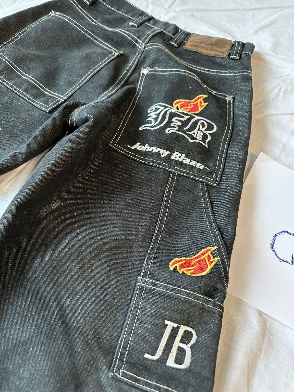 Vintage Johnny Blaze Vintage Cargo Jeans Denim Pants size 28 Size 28" / US 6 / IT 42 - 5 Thumbnail