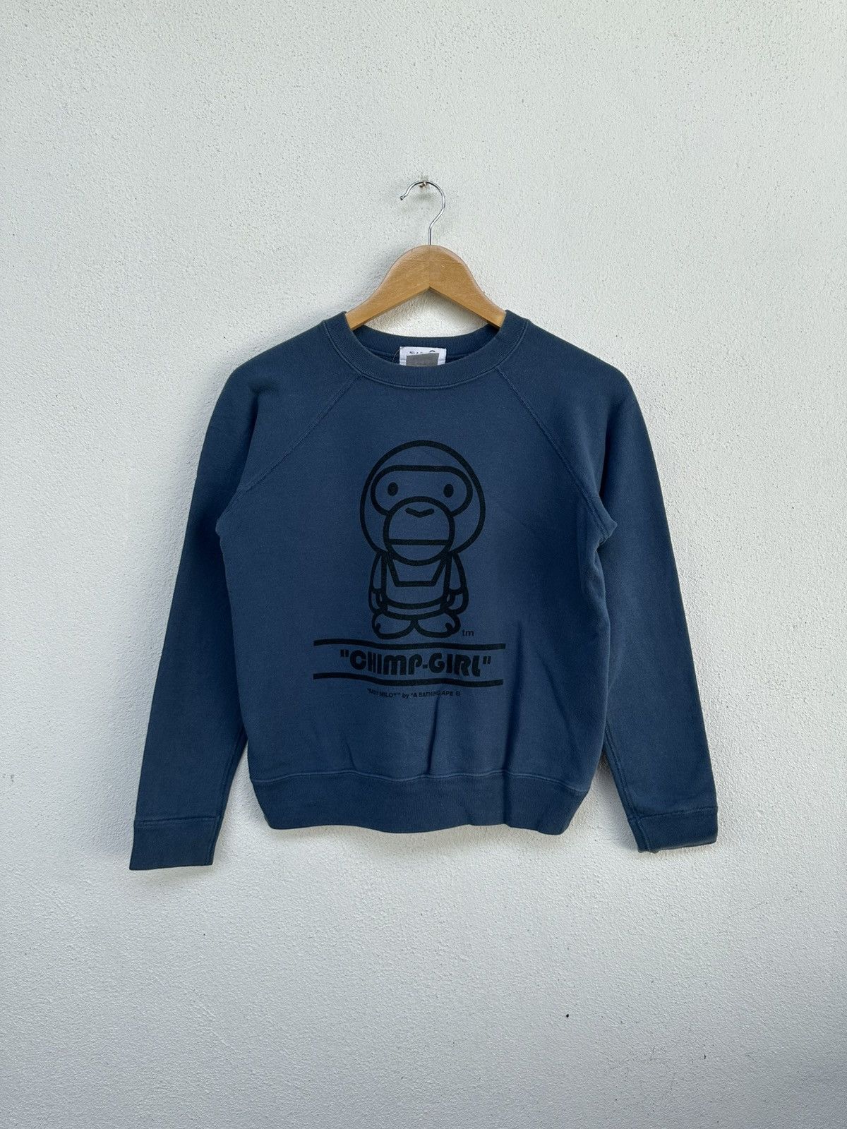 Bape × Vintage Vintage Baby Milo by A Bathing Ape Sweatshirt Size M / US 6-8 / IT 42-44 - 1 Thumbnail