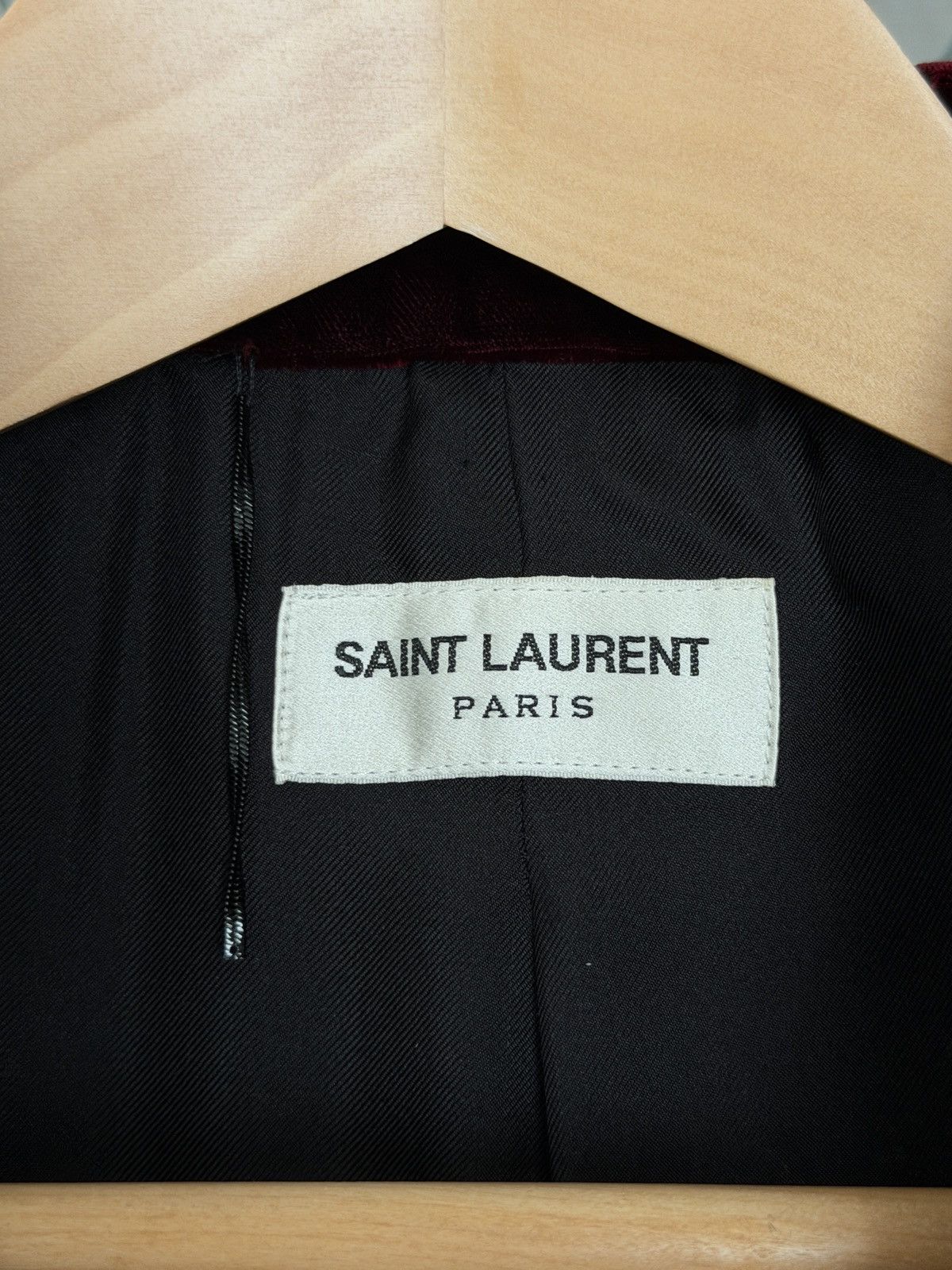 Saint Laurent Paris Saint Laurent Paris X Heidi Slimane FW16 Velvet Blazer Size 46R - 7 Thumbnail