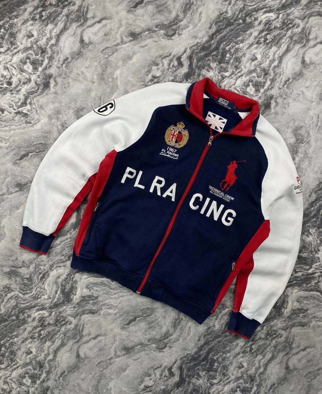 POLOアウタージャケット イギリス国旗3 Polo Ralph Lauren Vintage Polo Ralph Lauren 66 Britain Flag Winter