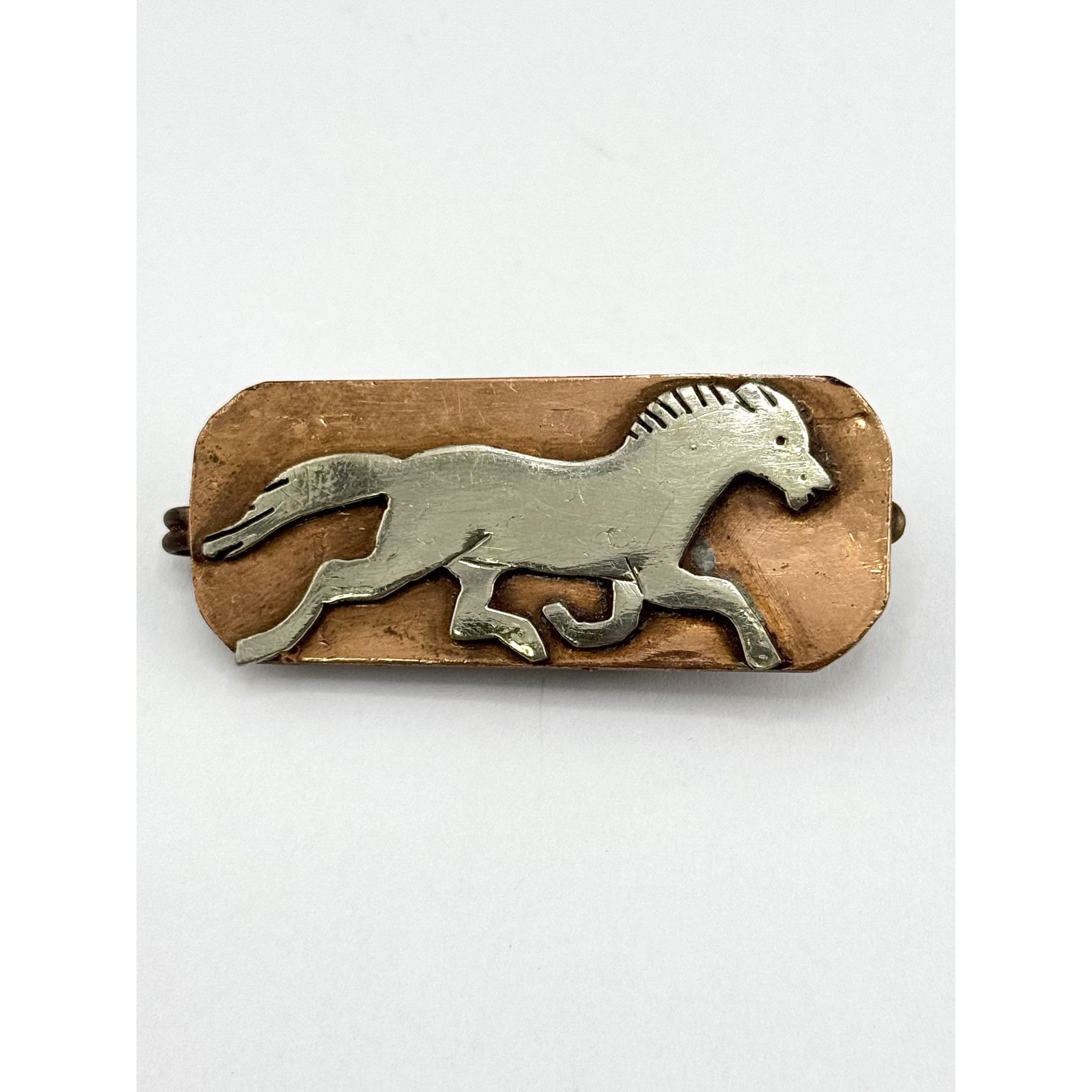 Vintage Vintage copper horse equestrian money clip tie clip Size ONE SIZE - 1 Thumbnail