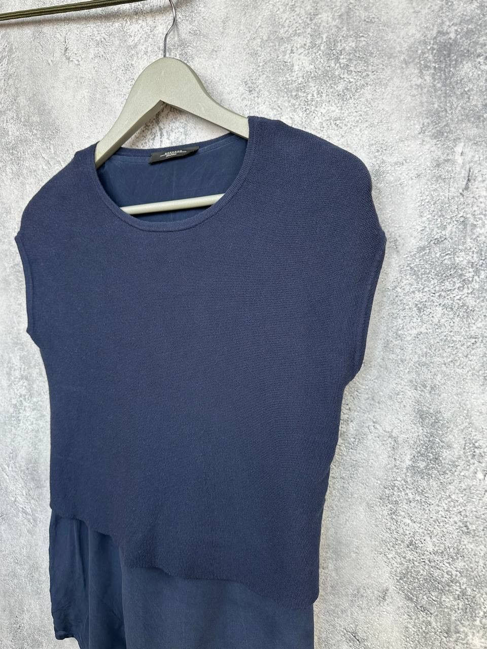 Weekend Max Mara Weekend Max Mara Layered Knit Silk Top Elegant Minimalist Size S / US 4 / IT 40 - 5 Thumbnail