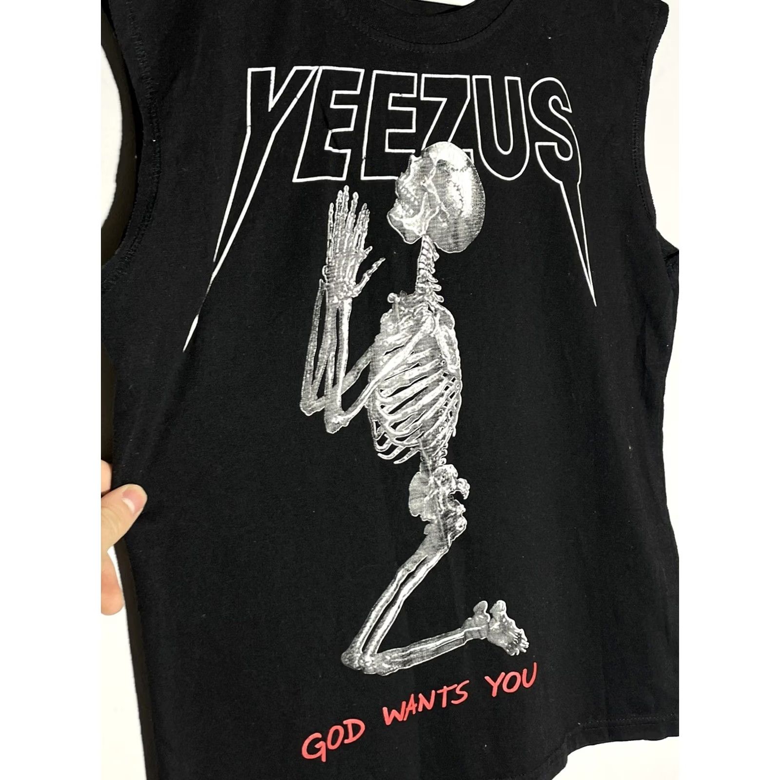 Vintage Yeezus Tour T-Shirt Shirt Mens M Black Nike? Size US M / EU 48-50 / 2 - 3 Thumbnail