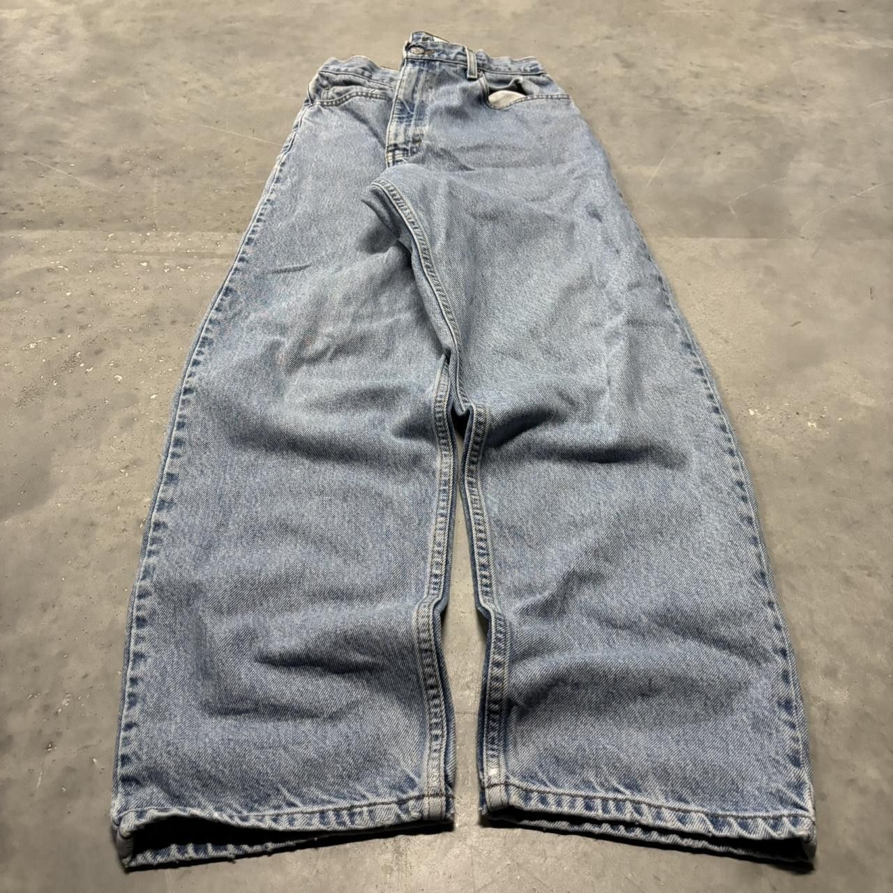 Calvin Klein × Vintage Crazy Vintage Y2K/2000s Light Wash Calvin Klein Essential Denim Jeans! Size US 30 / EU 46 - 3 Thumbnail