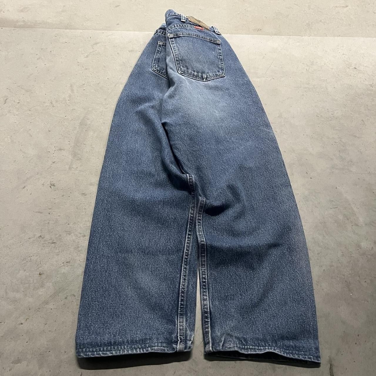 Vintage × Wrangler Vintage Y2K Straight fit Wrangler Medium Blue denim jeans! Size US 36 / EU 52 - 6 Thumbnail
