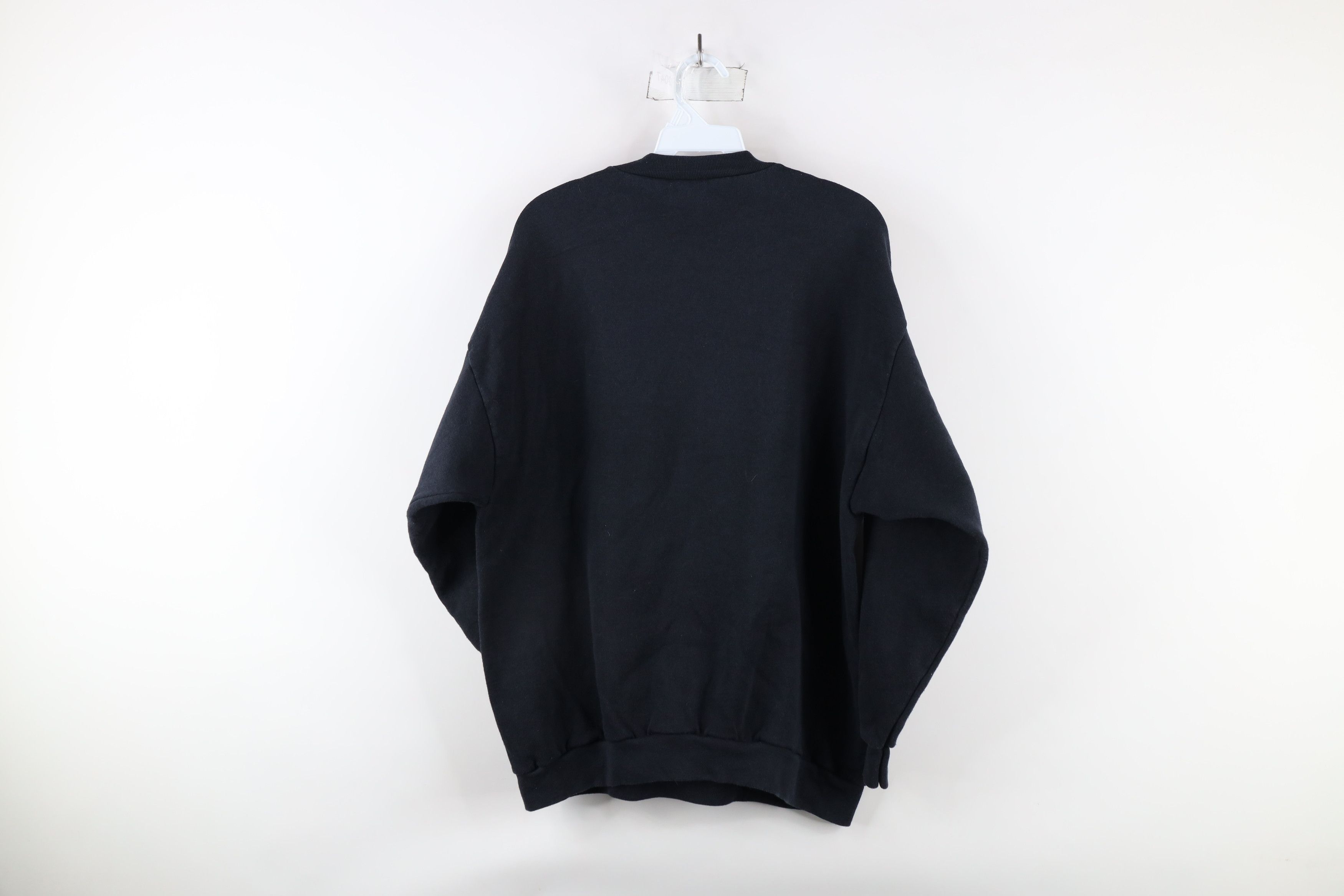 Vintage Vintage 90s Looney Tunes Out Taz Devil Sweatshirt Black USA Size US L / EU 52-54 / 3 - 7 Thumbnail