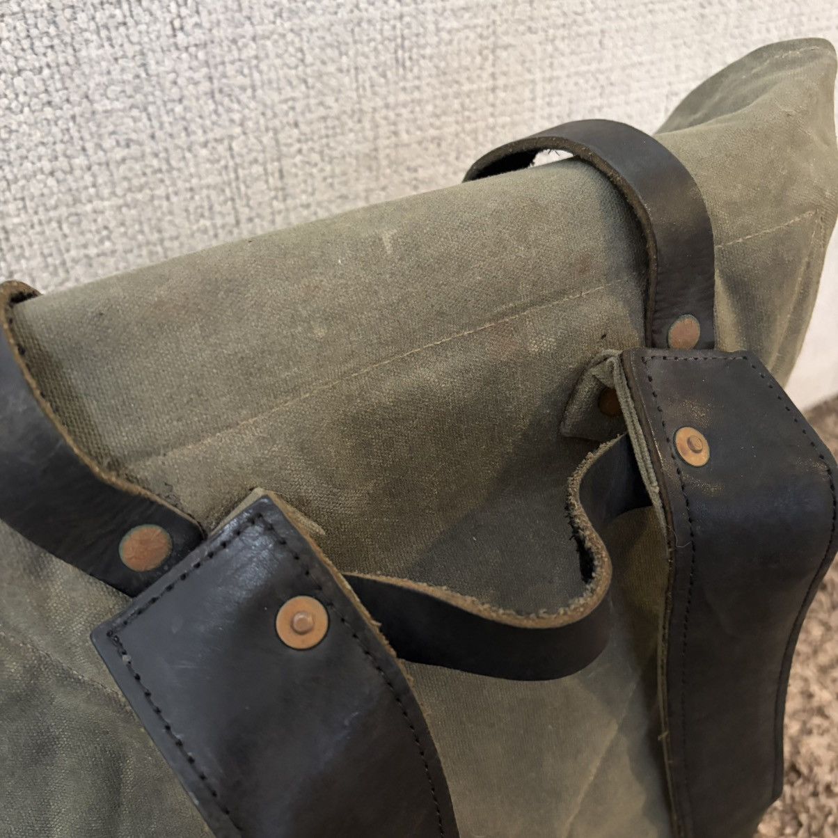Bradley Mountain Bradley Mountain Wilder Backpack Waxed Canvas Leather Strap Size ONE SIZE - 9 Thumbnail