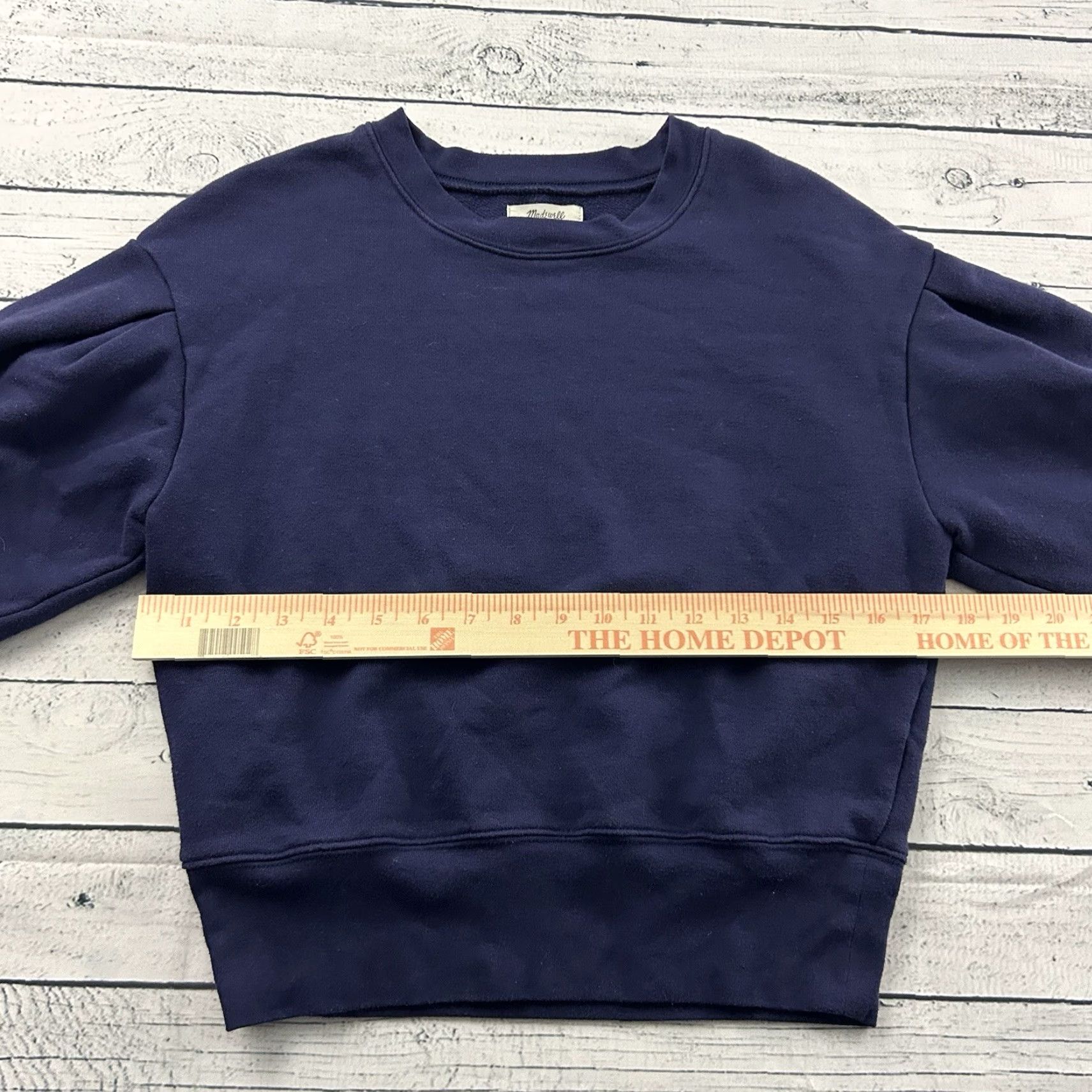 Madewell Madewell Sweatshirt Crew Neck Blue Womens Small Pullover Shirt XS? Size S / US 4 / IT 40 - 3 Thumbnail