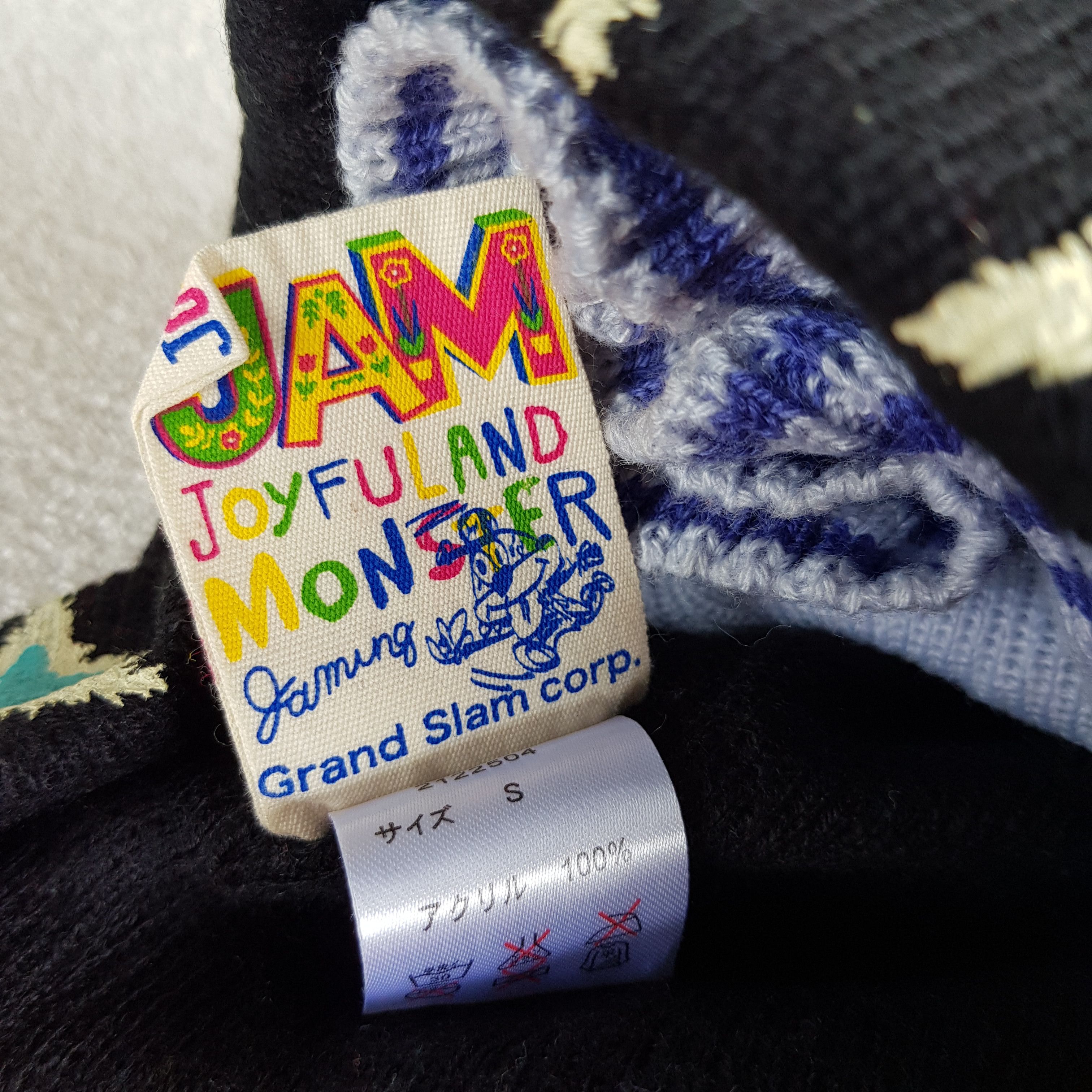 Grand Slam Vintage Woodstock Beanie Doubleside Pom Pom Snow Cap Hats. Size ONE SIZE - 9 Thumbnail