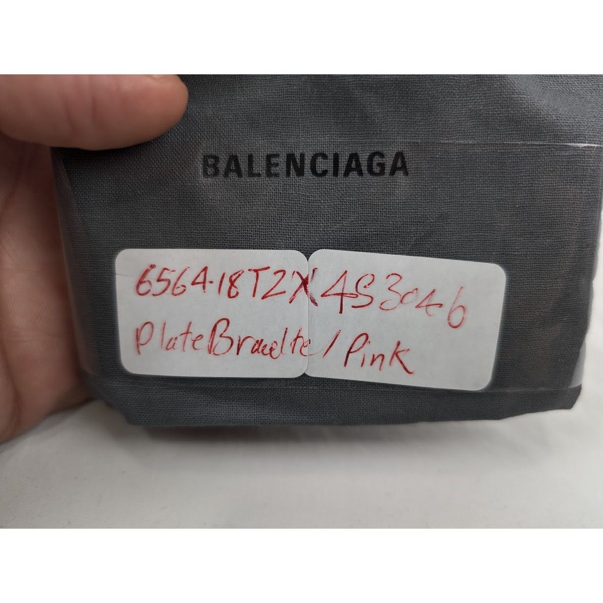 Balenciaga o1rshd1 Q:2 / Size: OS / Plate Bracelet in Pink Size ONE SIZE - 12 Thumbnail