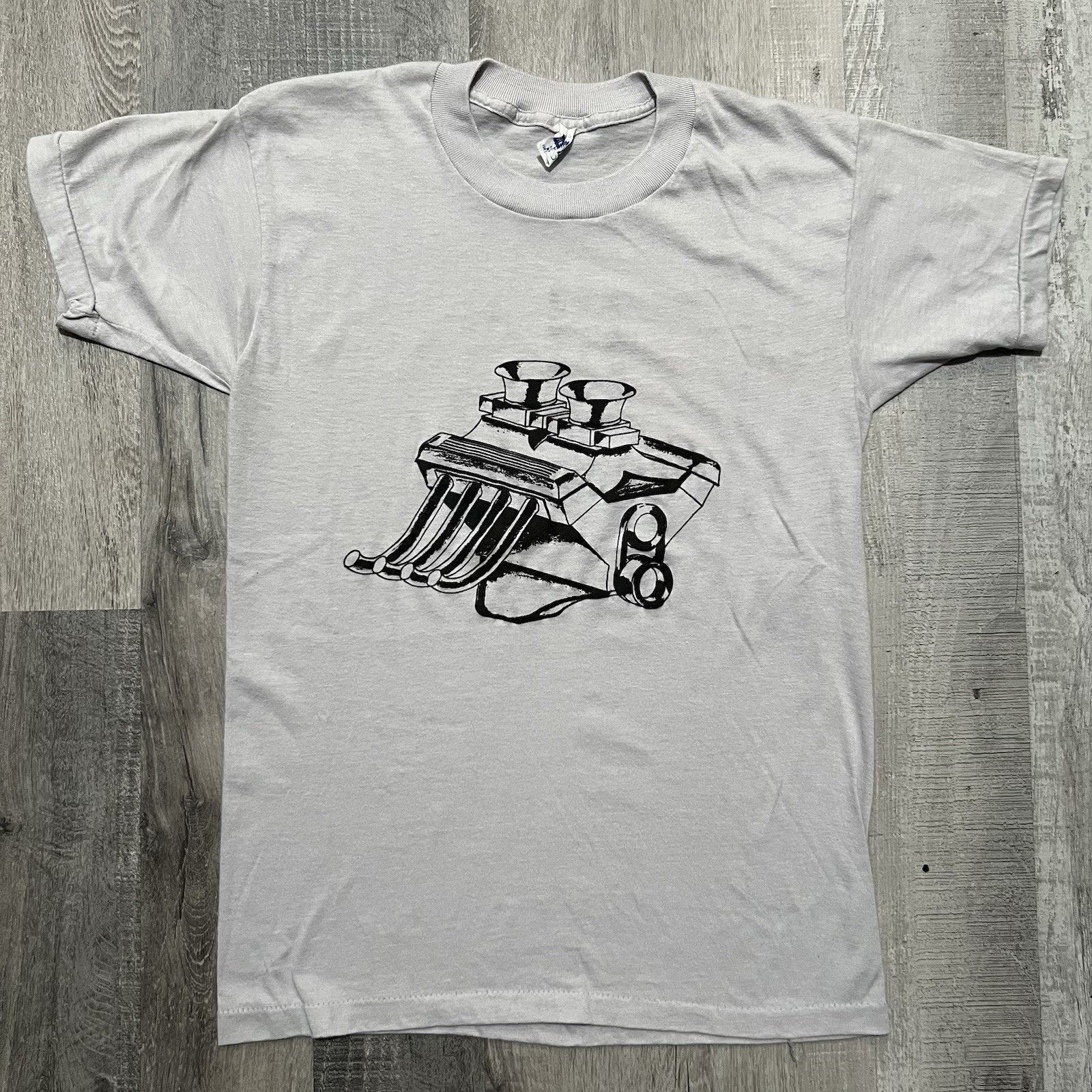 Vintage VTG Lane Brothers Performance Big Block Engine Motor Shirt Size US M / EU 48-50 / 2 - 1 Thumbnail