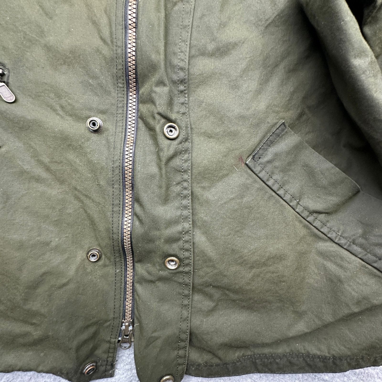 Other Vintage Rigor Waxed Cotton Jacket Mens Small Olive Green Size US S / EU 44-46 / 1 - 10 Thumbnail