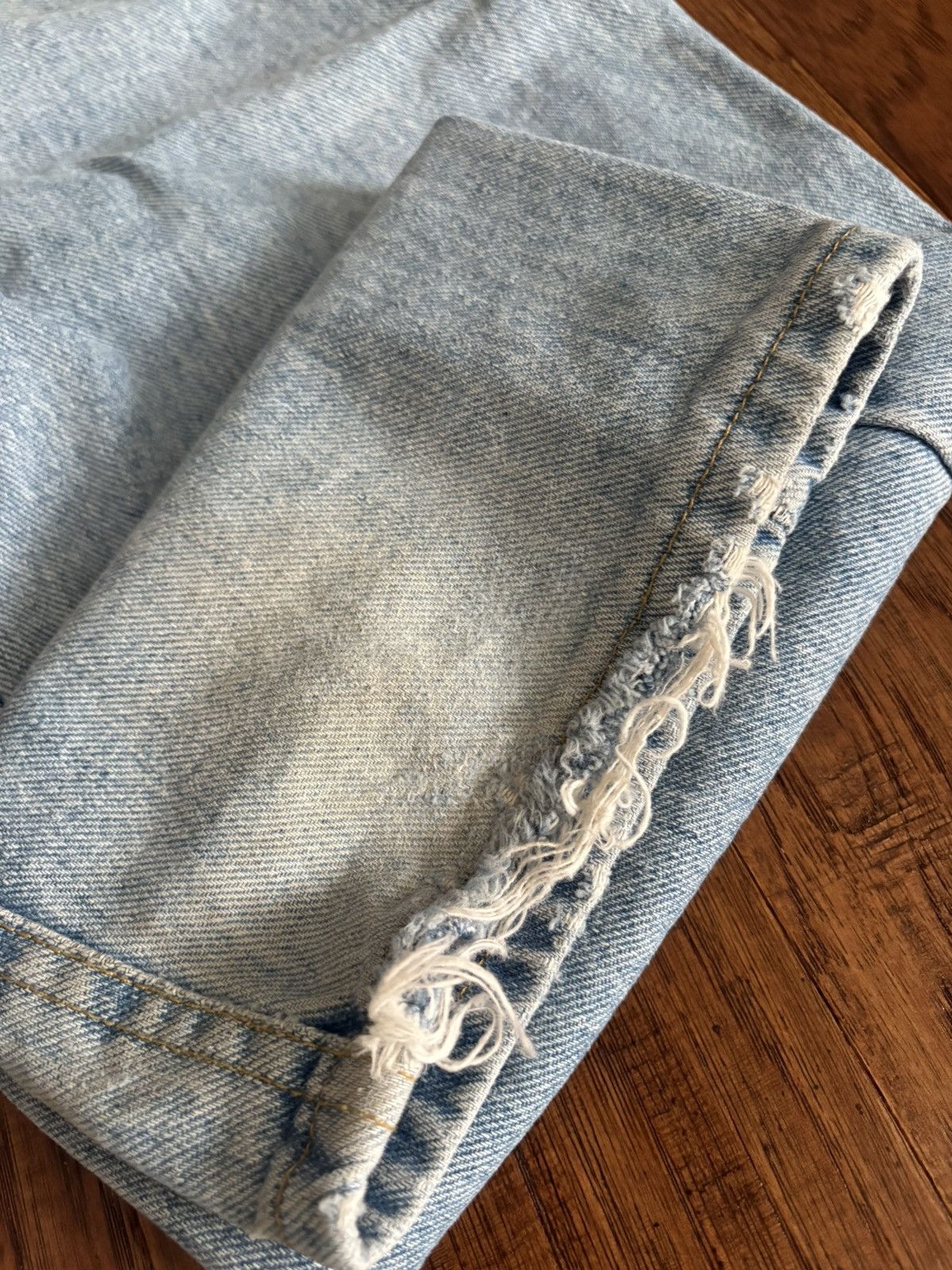 Vintage BAGGY LIGHT BLUE VINTAGE DENIM Size US 36 / EU 52 - 5 Thumbnail